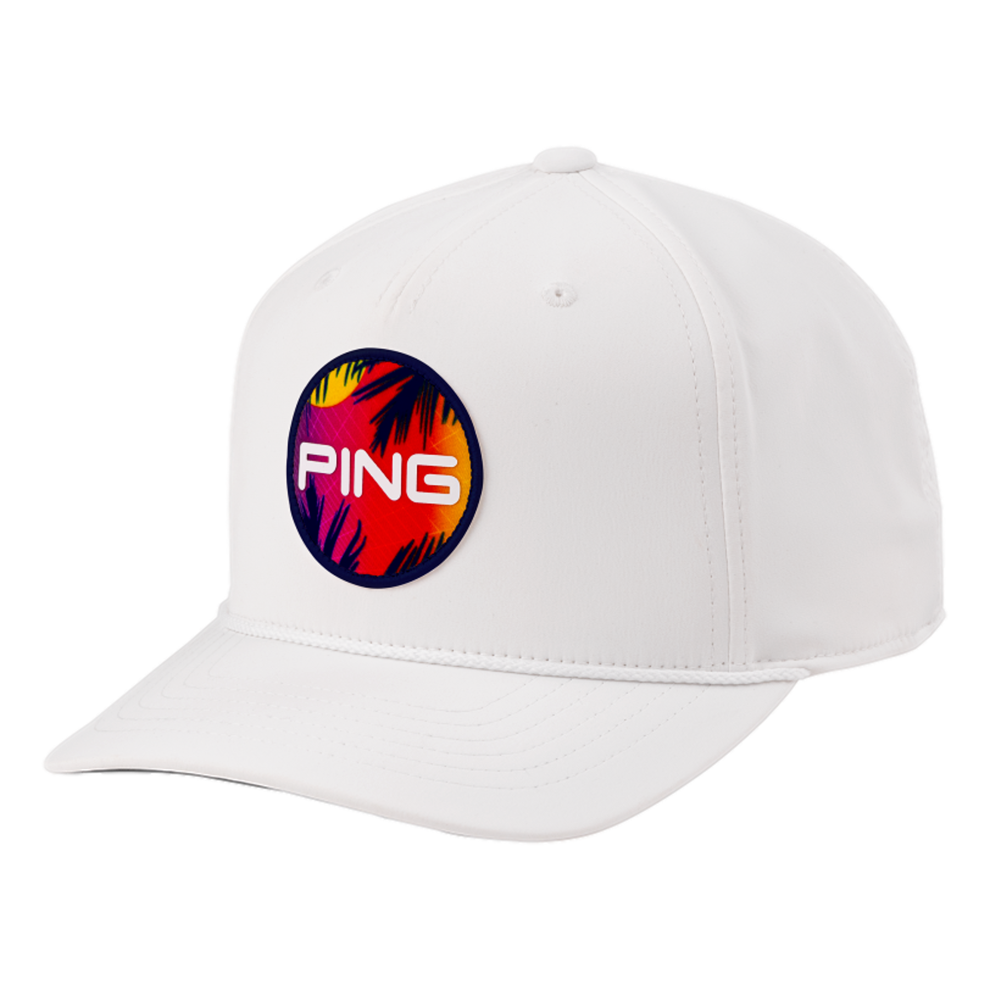 Electric Sunset Snapback Men's Golf Hat