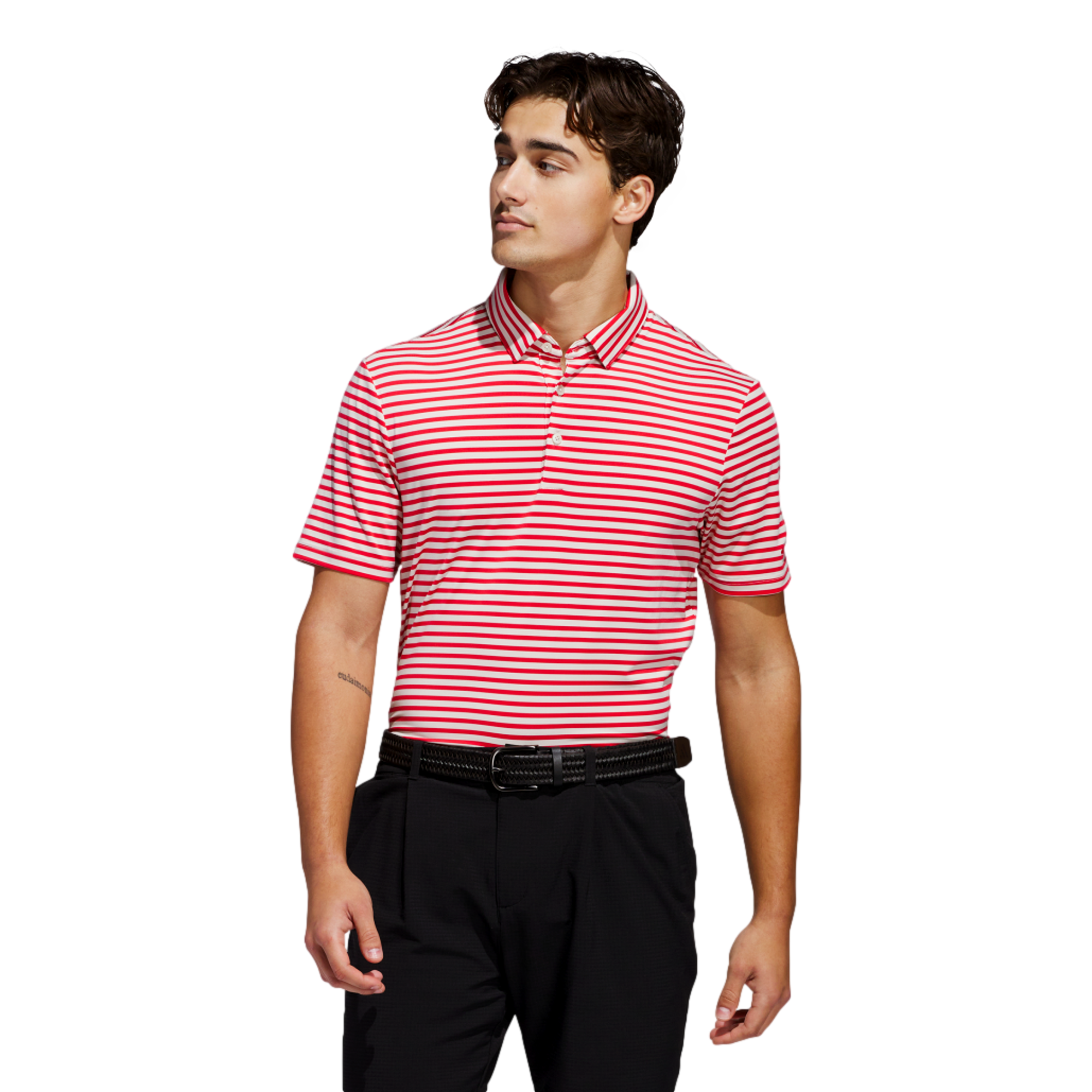 Ultimate365 Stripe Men's Short Sleeve Golf Polo Shirt