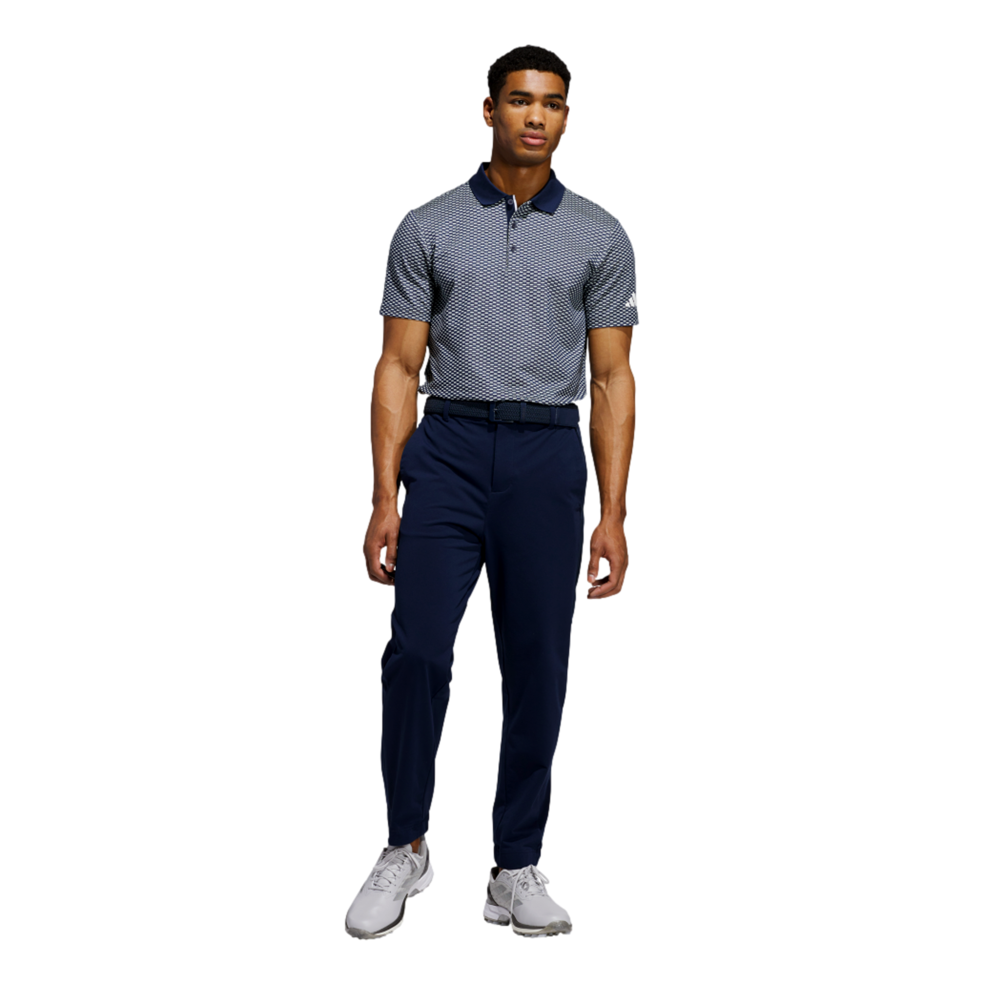Beyond Textured Men's Short Sleeve Golf Polo Shirt