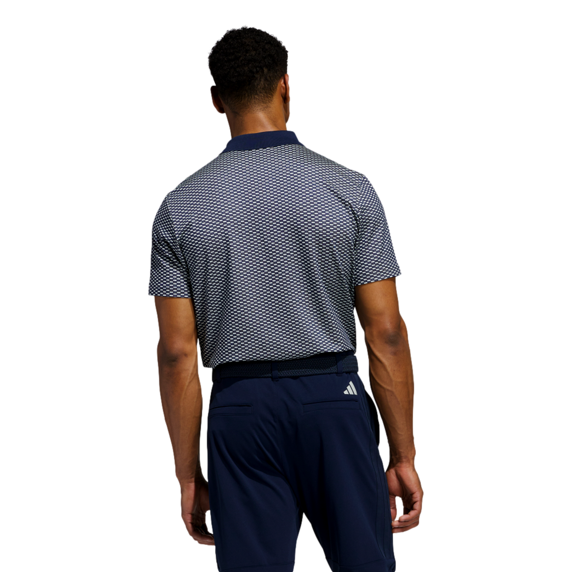 Beyond Textured Men's Short Sleeve Golf Polo Shirt