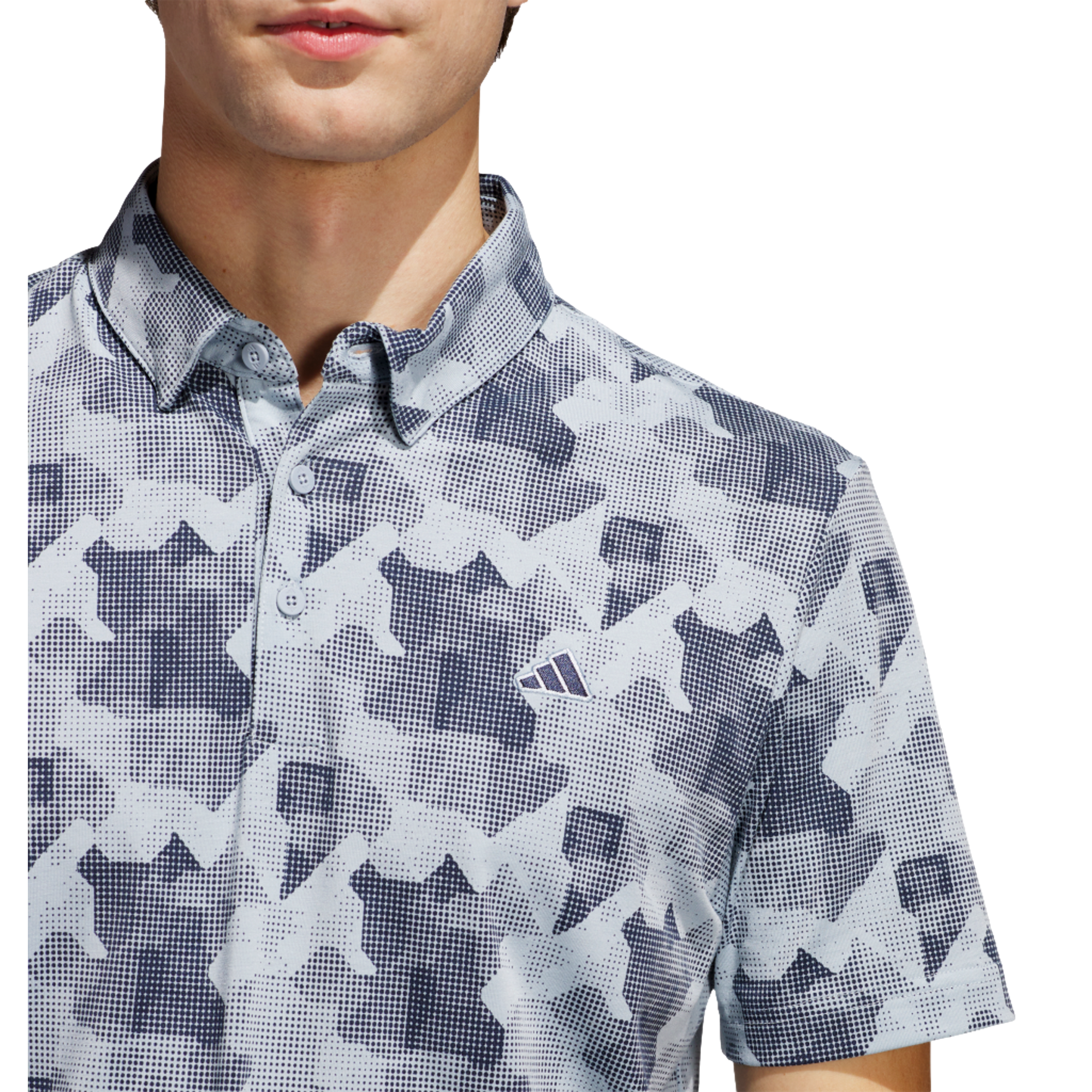 Go-To Printed Men's Short Sleeve Golf Polo Shirt