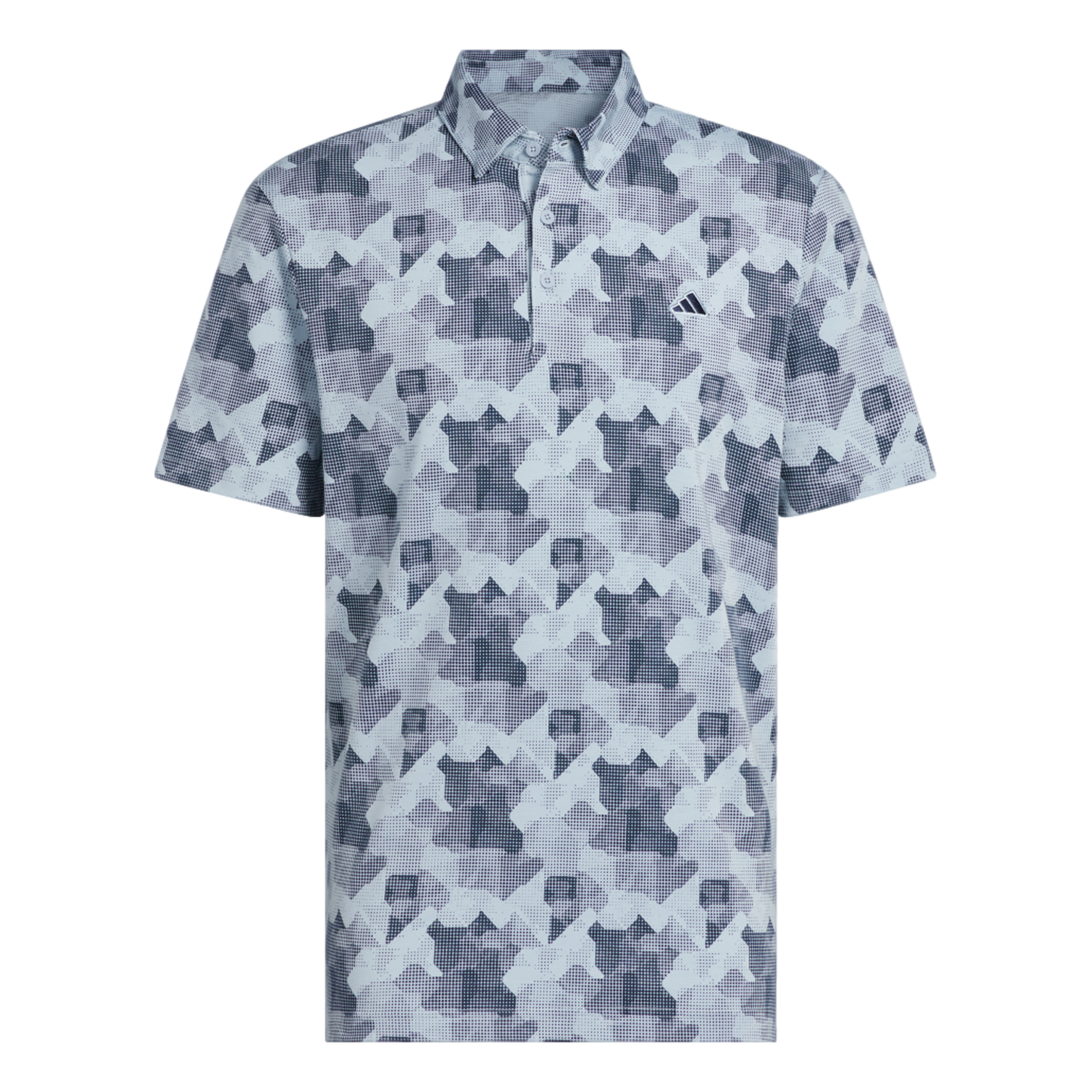 Go-To Printed Men's Short Sleeve Golf Polo Shirt