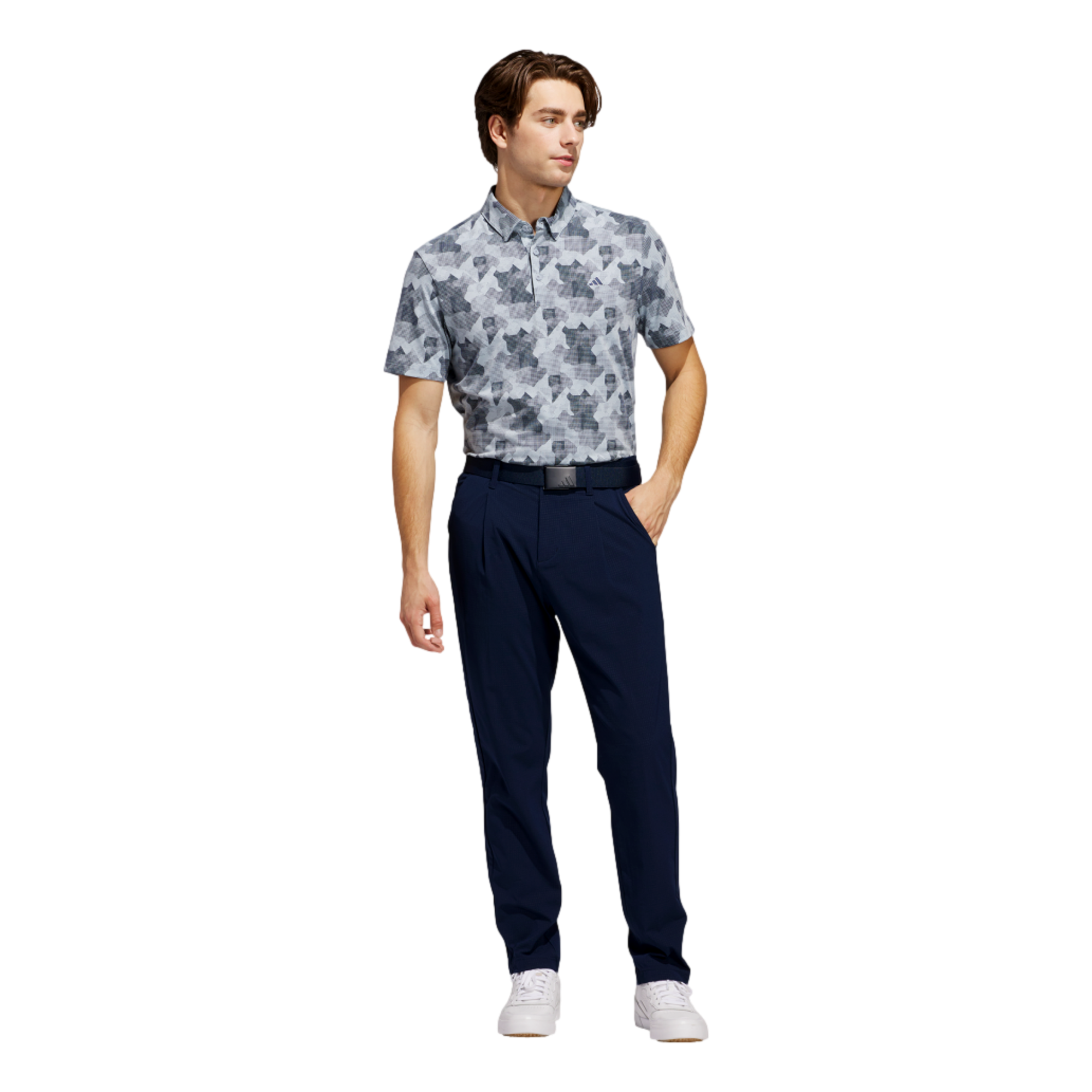 Go-To Printed Men's Short Sleeve Golf Polo Shirt