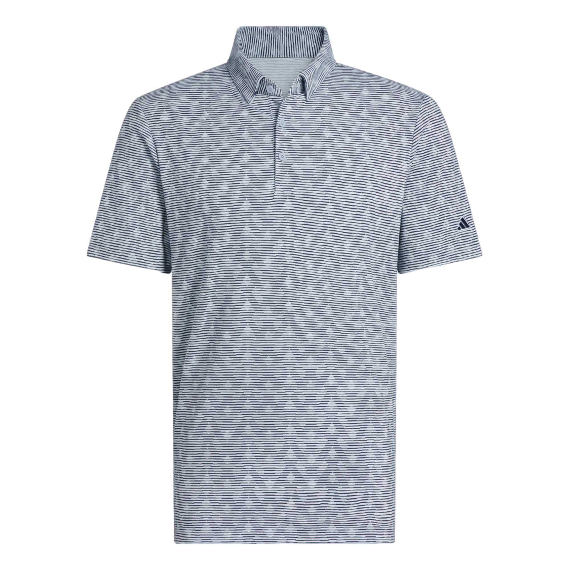 Go-To Printed Stripe Men's Short Sleeve Golf Polo Shirt