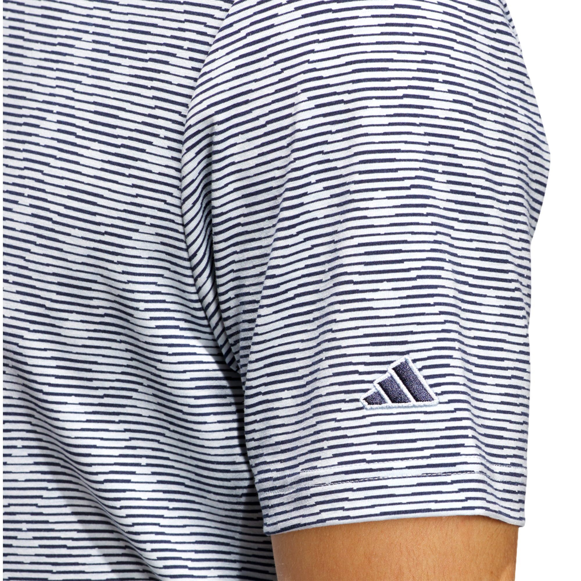 Go-To Printed Stripe Men's Short Sleeve Golf Polo Shirt