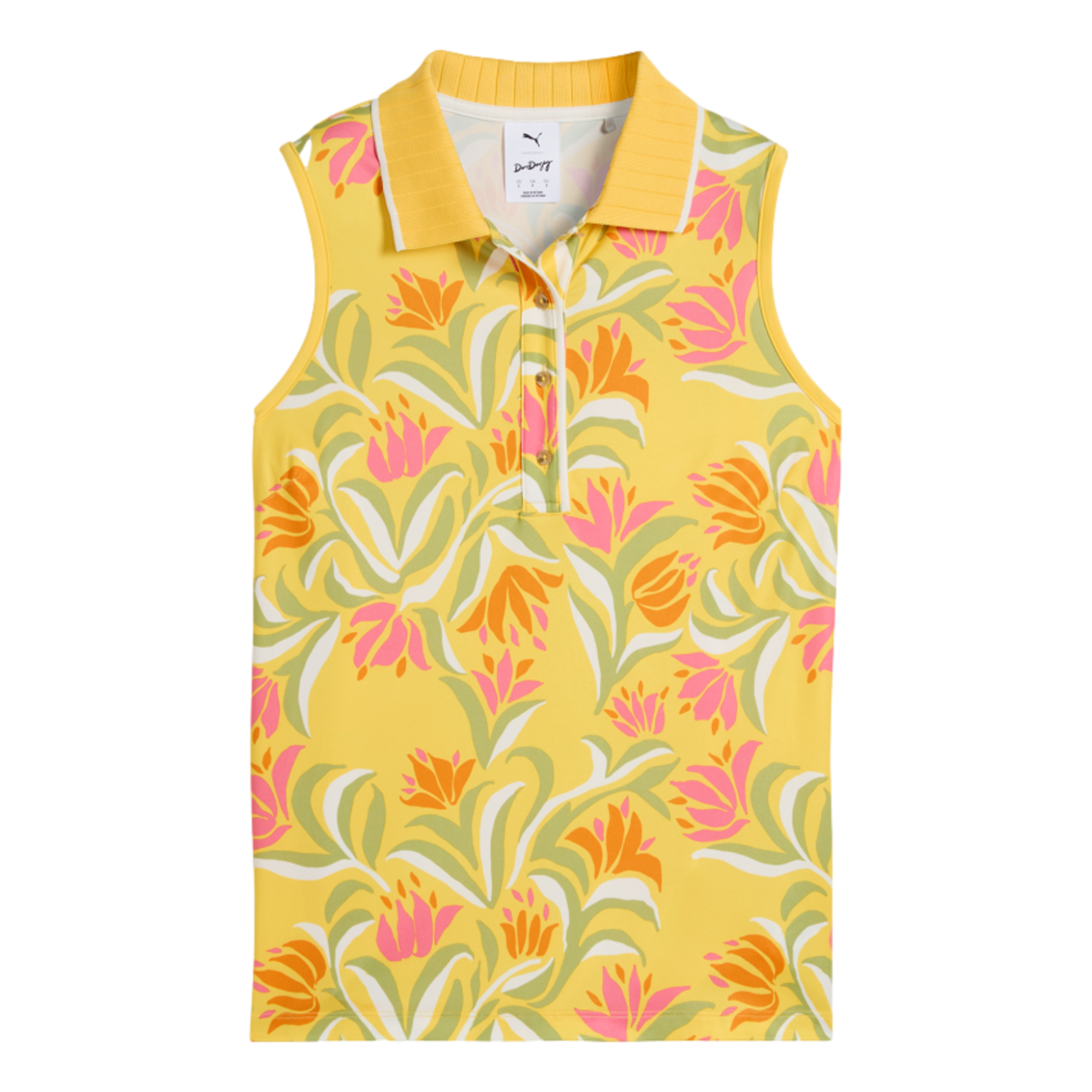 PUMA X Dani Dazey Floral Sleeveless Polo
