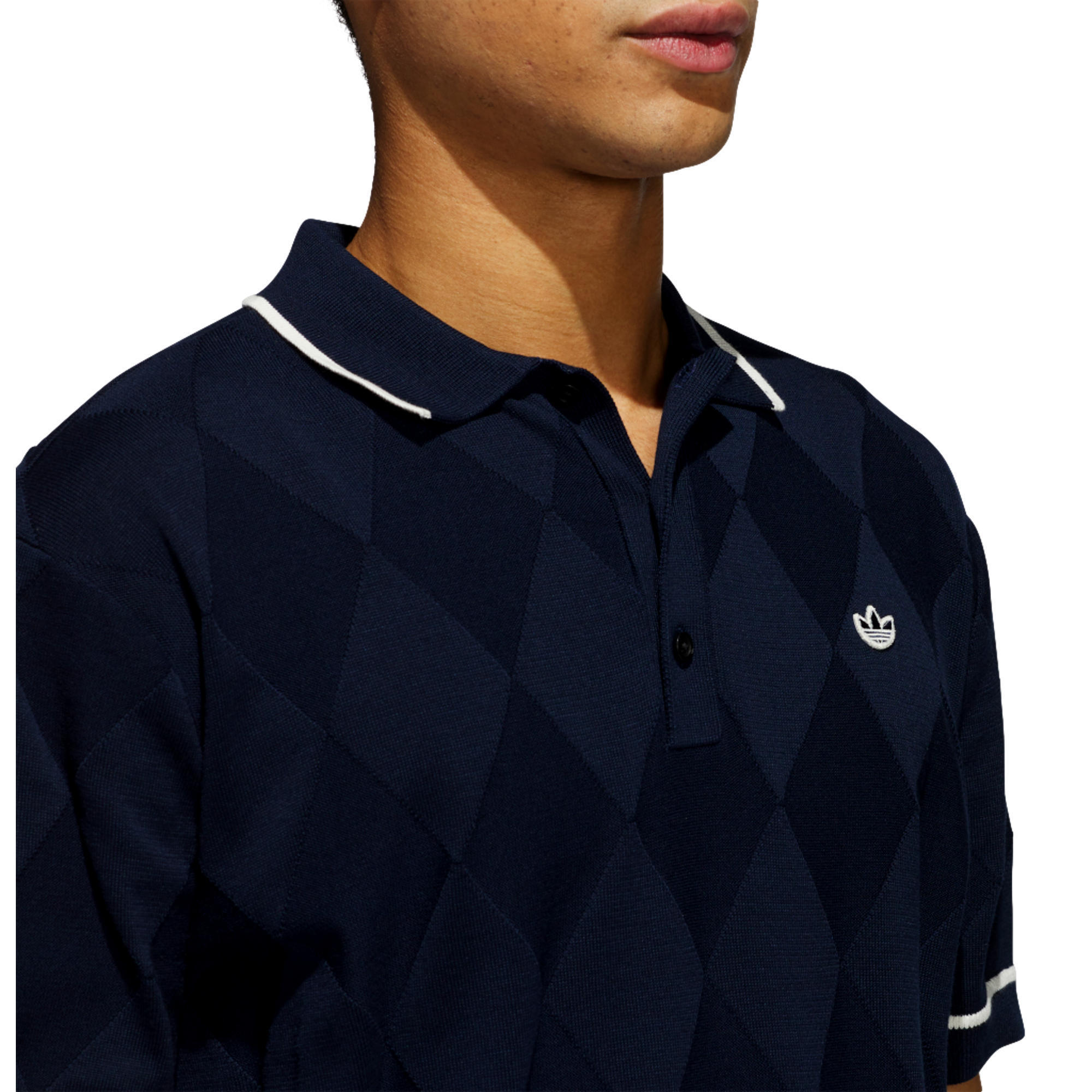 Originals Argyle Knit Men's Short Sleeve Golf Polo Shirt