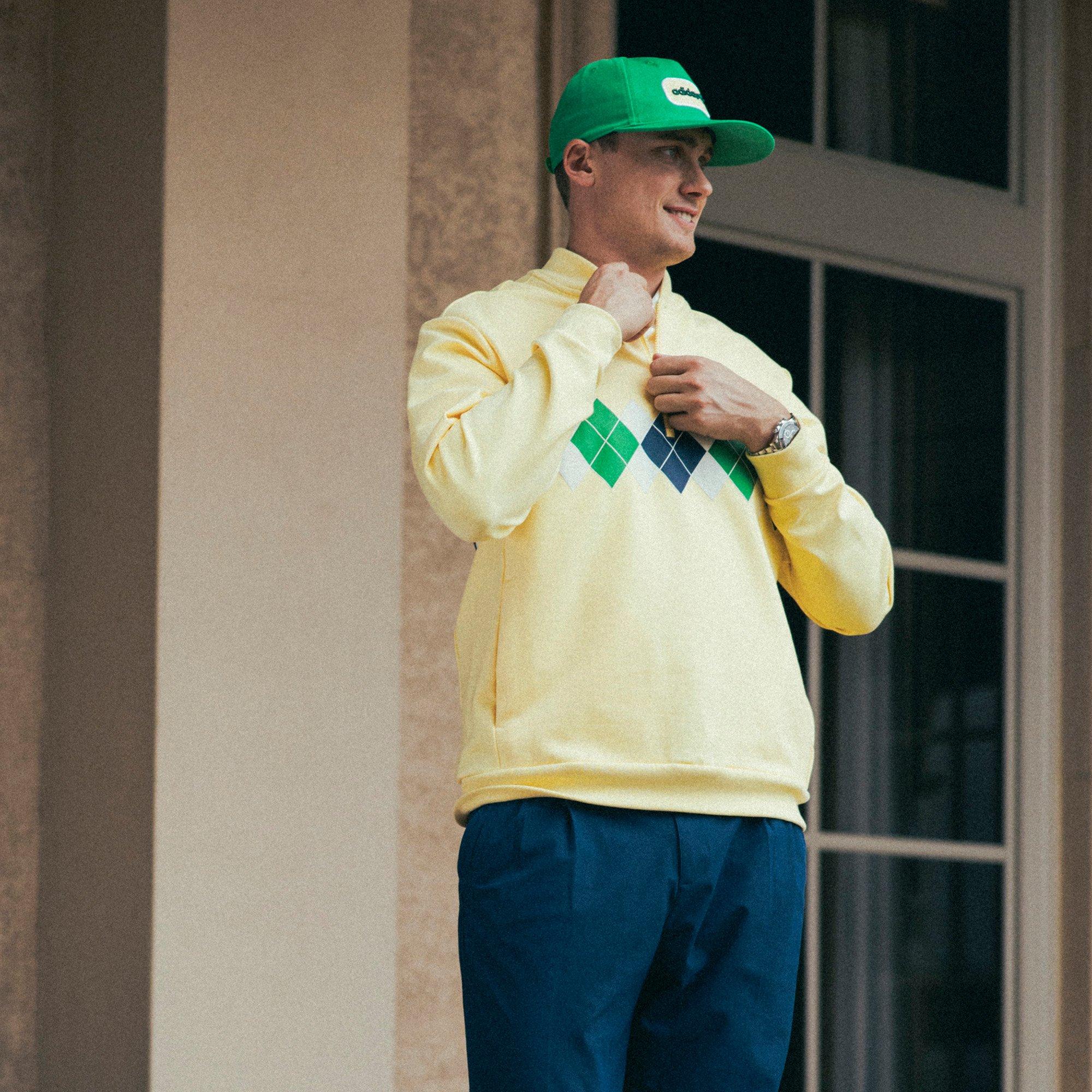 Originals Argyle Printed QuarterZip