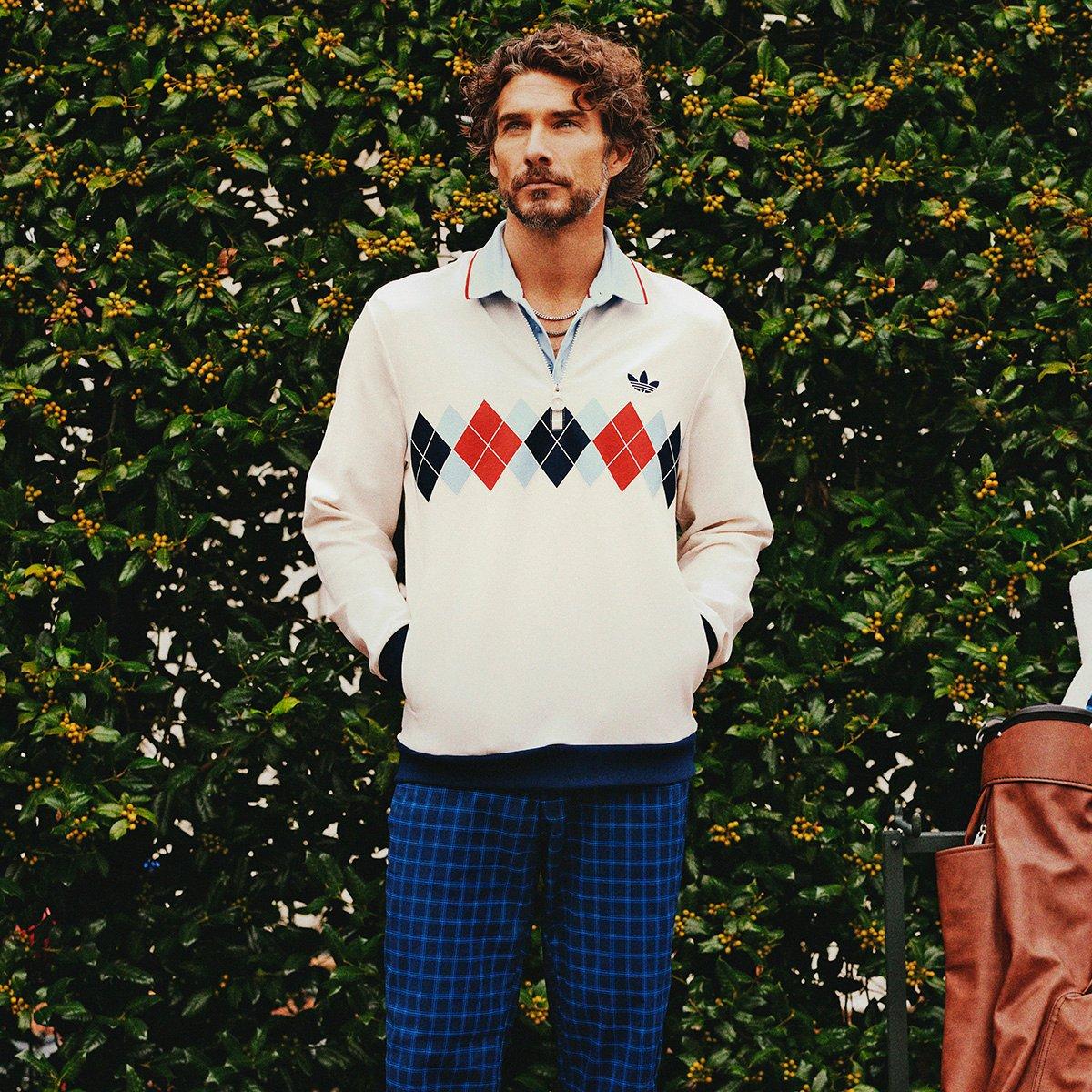 Originals Argyle Printed Men's Golf 1/4 Zip Pullover