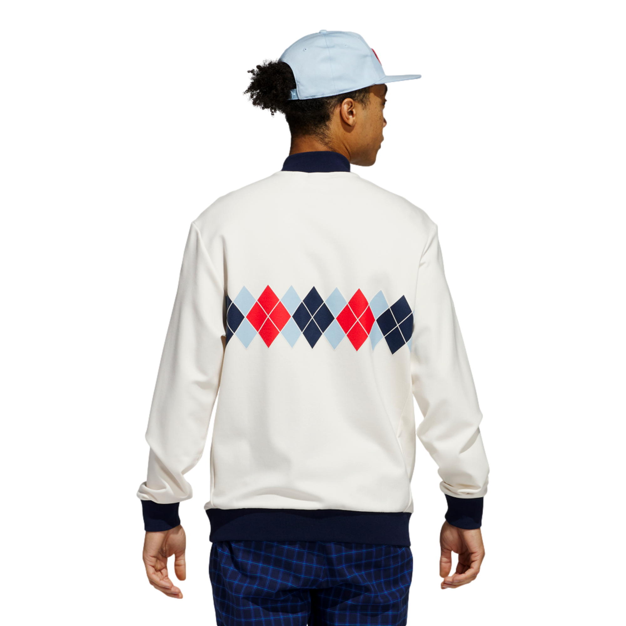 Originals Argyle Printed Men's Golf Quarter Zip