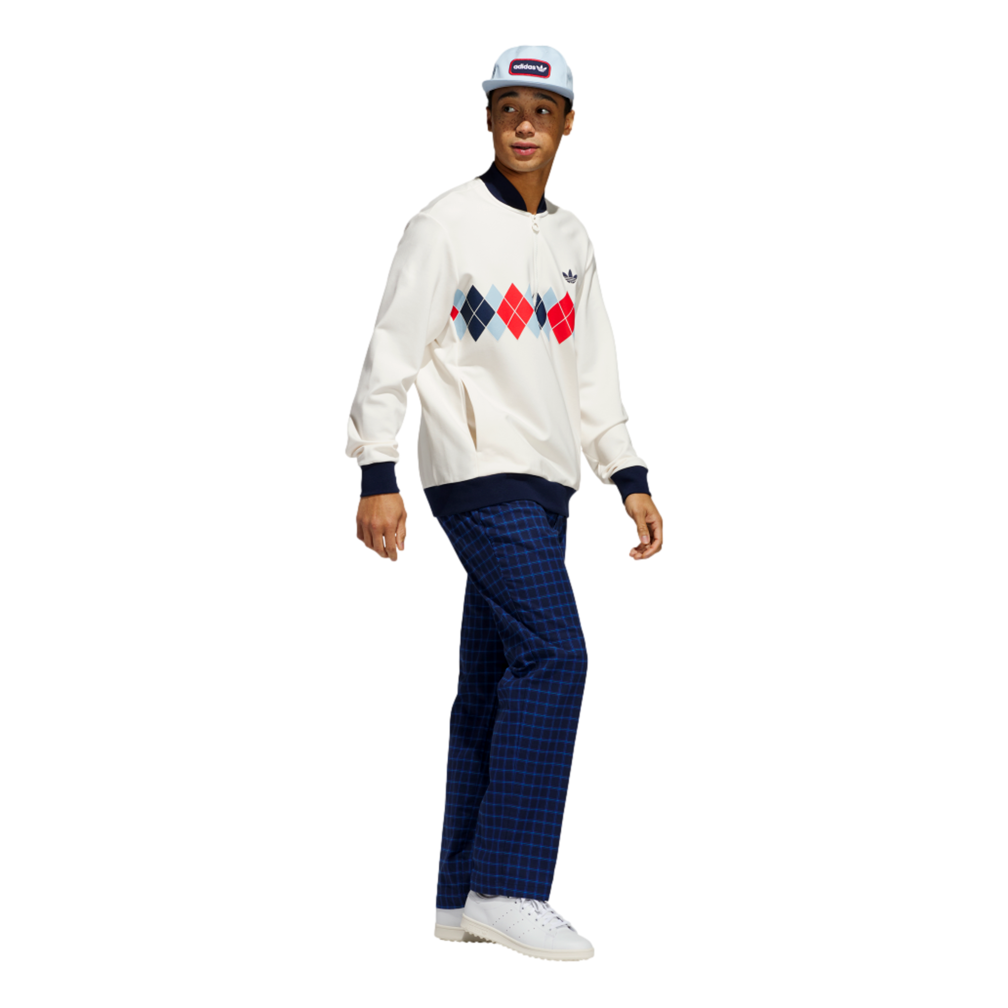 Originals Argyle Printed Men's Golf Quarter Zip