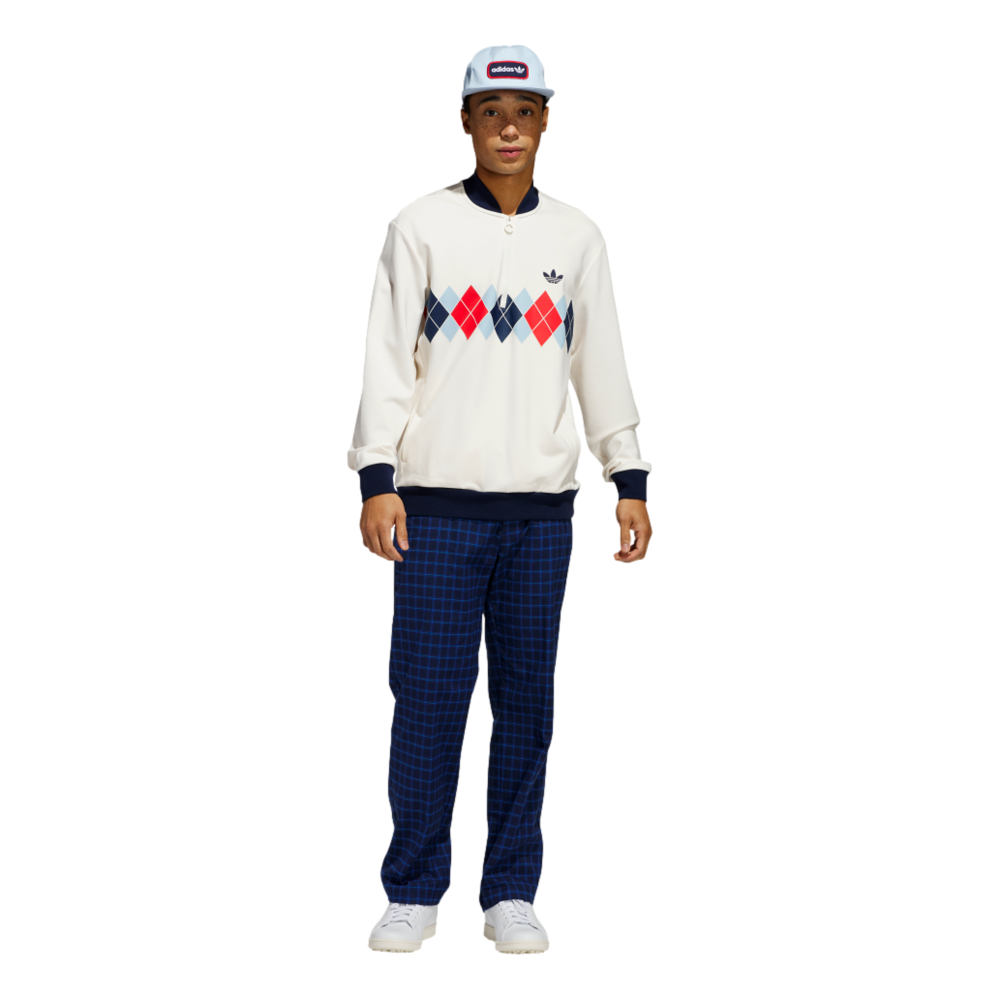 Originals Argyle Printed Men's Golf Quarter Zip