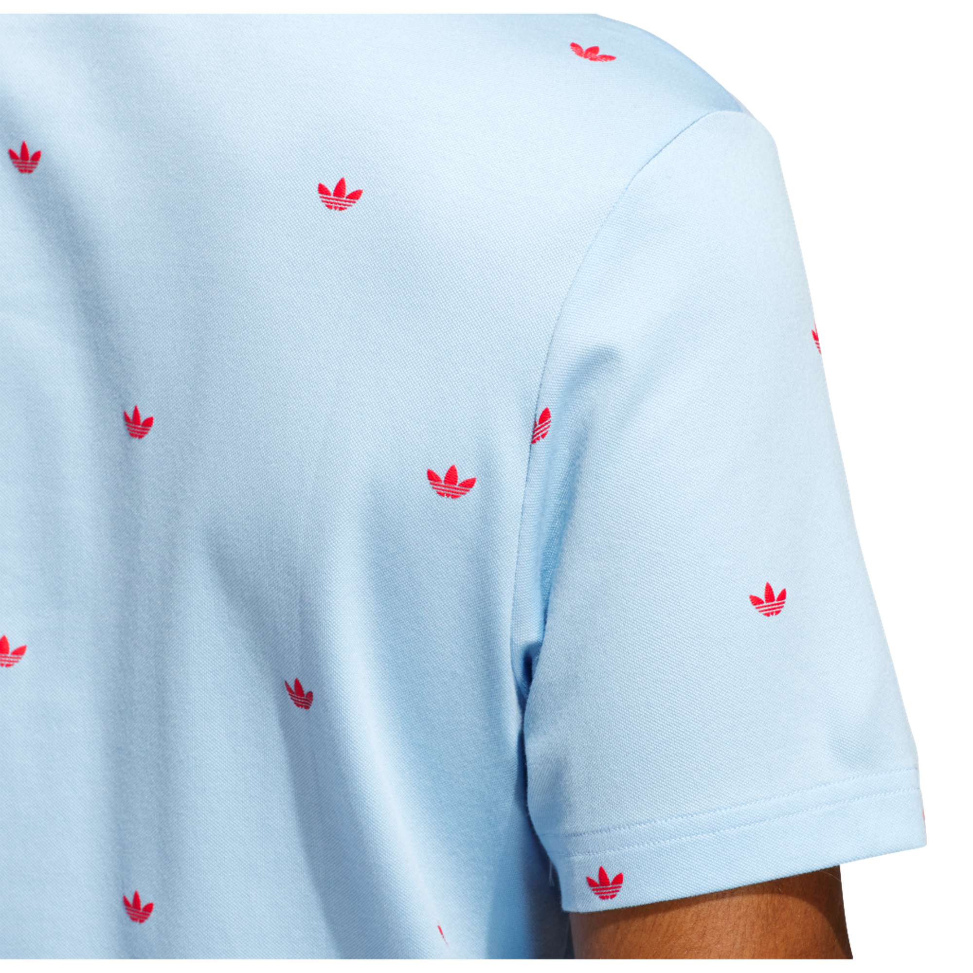 Originals Printed Trefoil Men's Short Sleeve Golf Polo Shirt