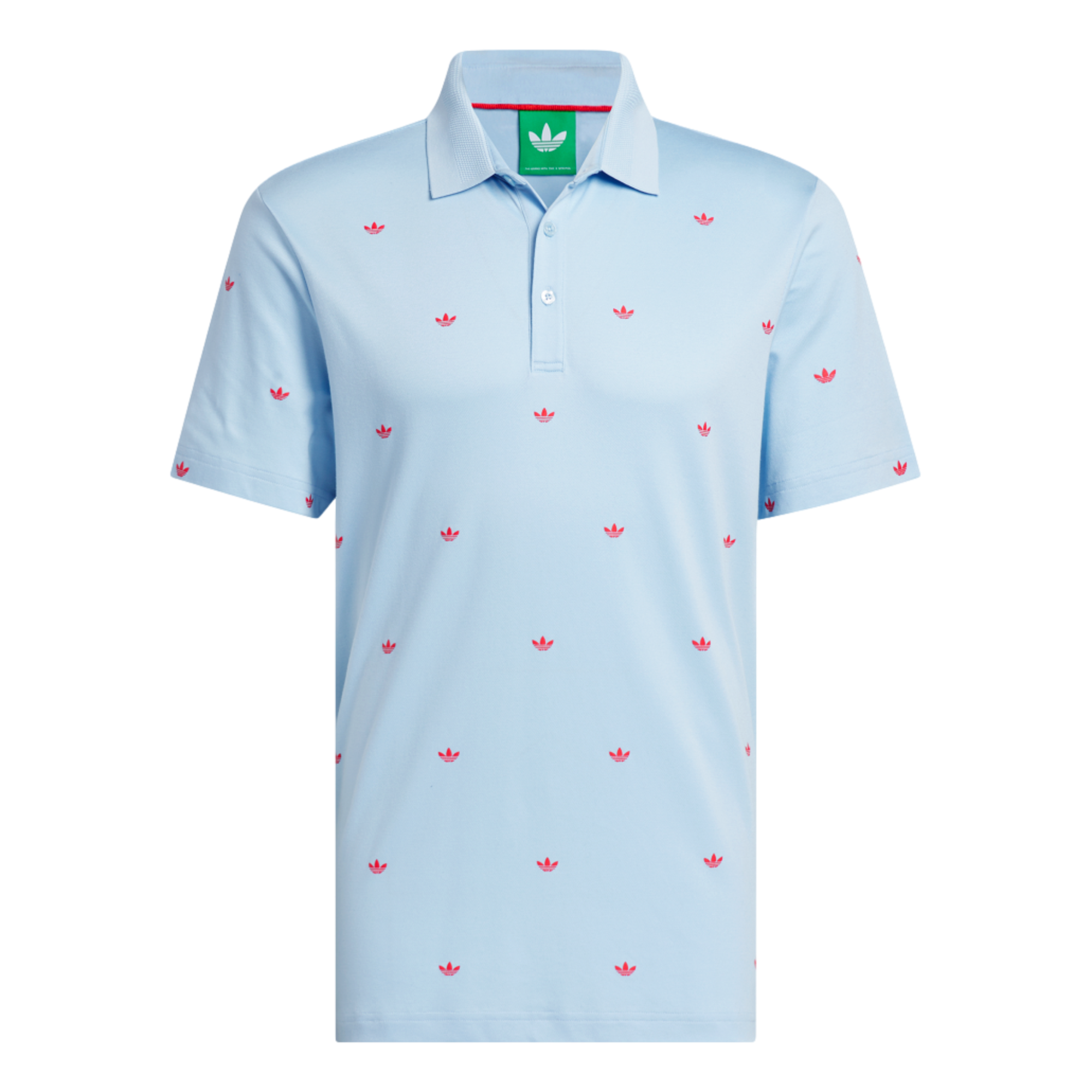 Originals Printed Trefoil Men's Short Sleeve Golf Polo Shirt