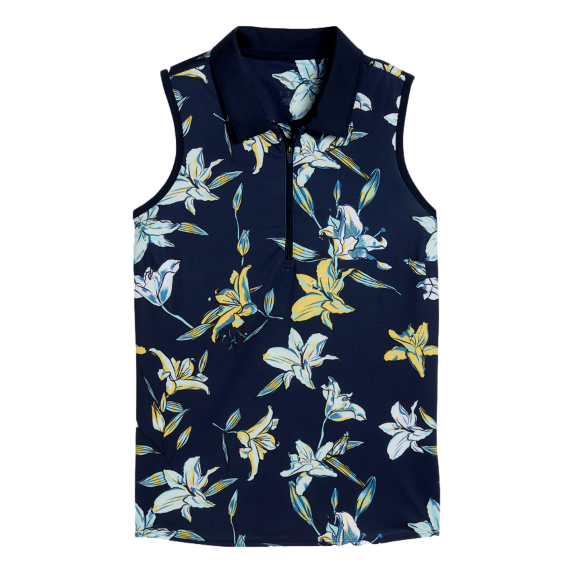 Women's MATTR Lily Floral Sleeveless Polo