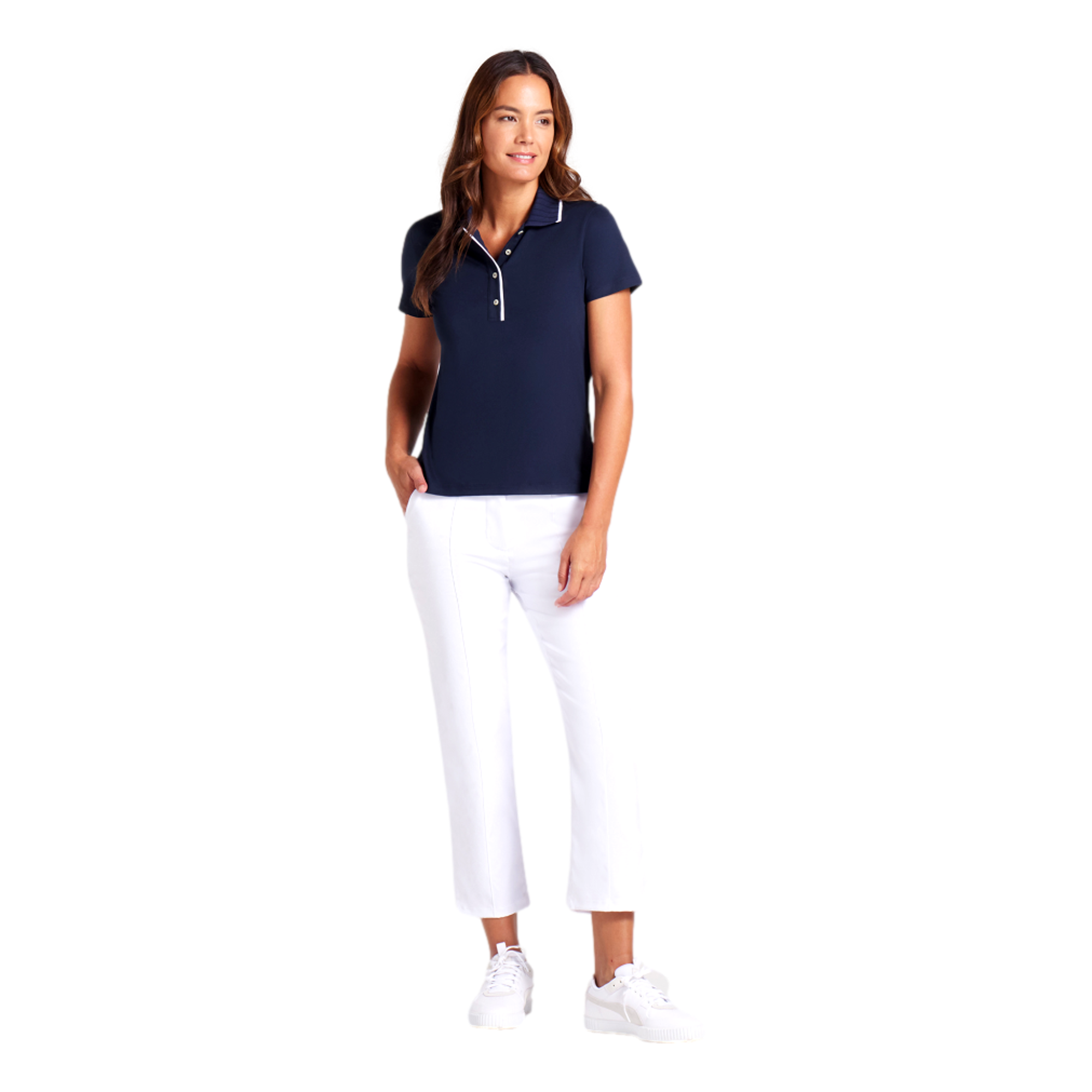 Cloudspun Bridges Polo Women's Short Sleeve Golf Polo Shirt