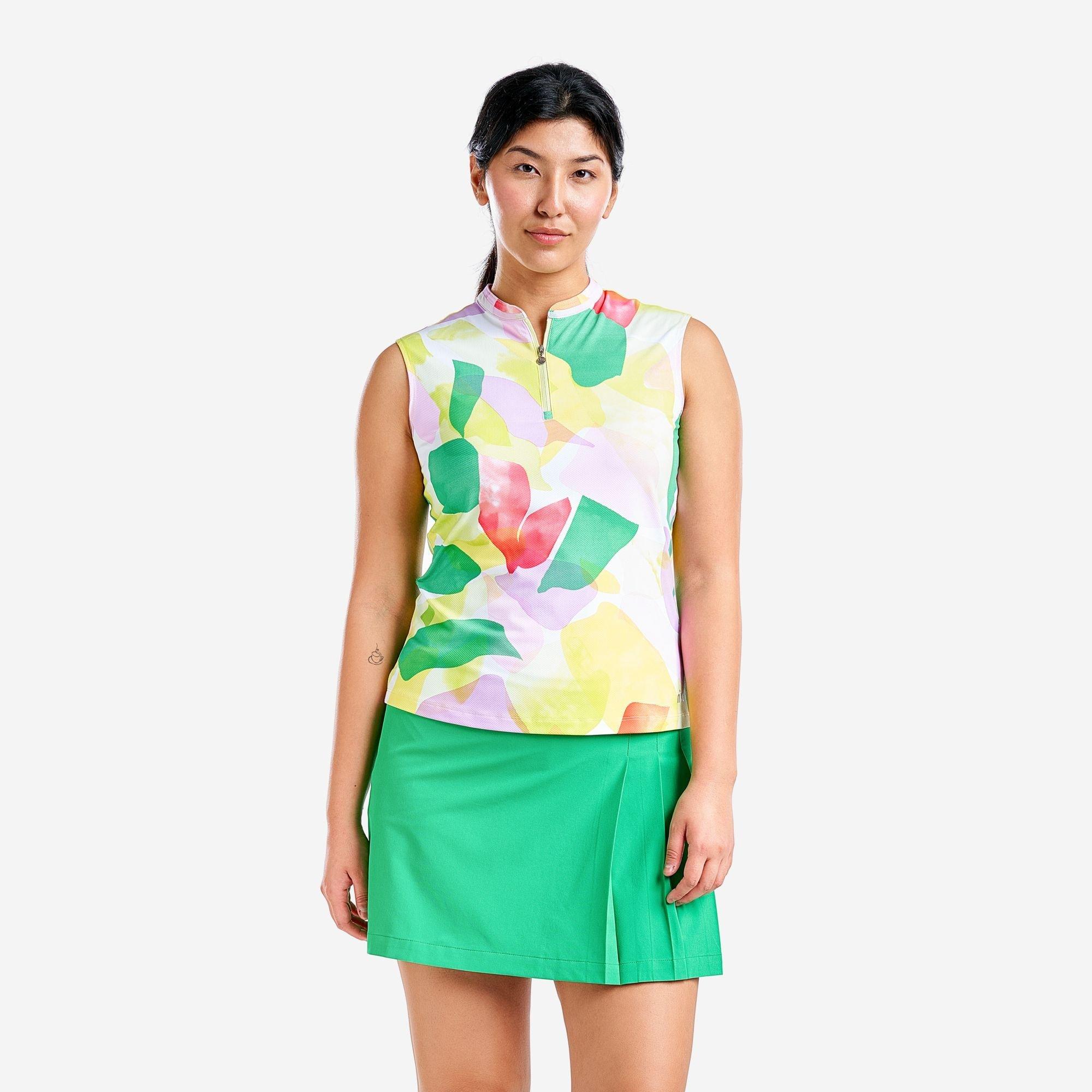 Linnea Mock Women's Sleeveless Golf Shirt