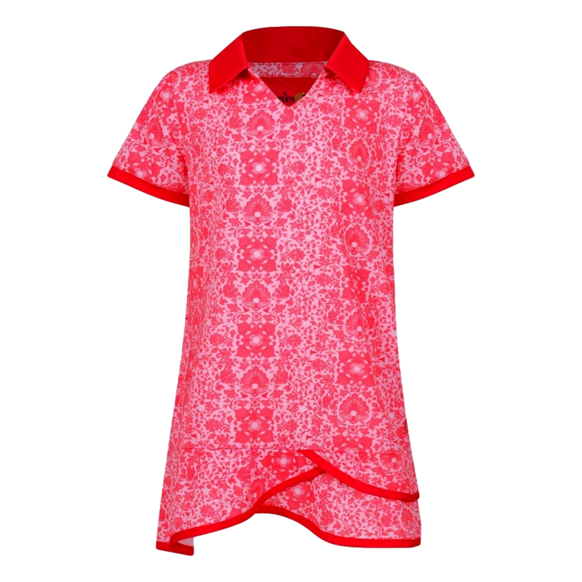 Girls Nora Riviera Scalloped Short Sleeve Dress