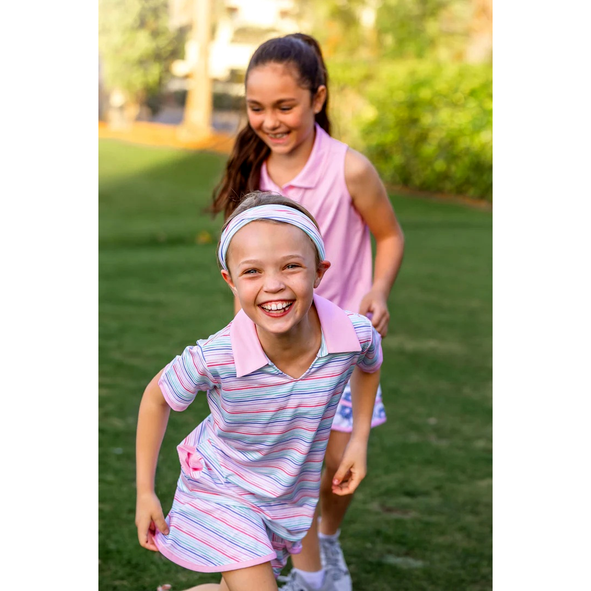 Girls Nora Riviera Scalloped Short Sleeve Dress