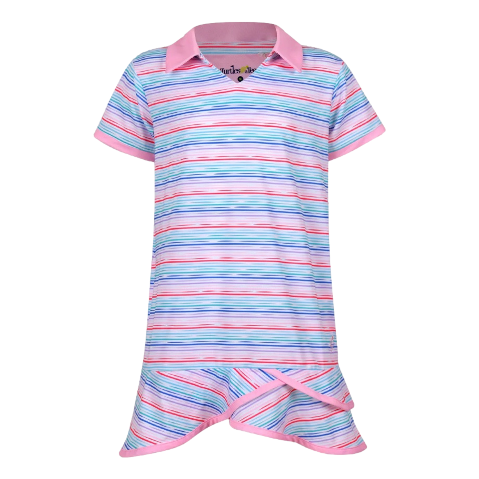 Girls Nora Riviera Scalloped Short Sleeve Dress