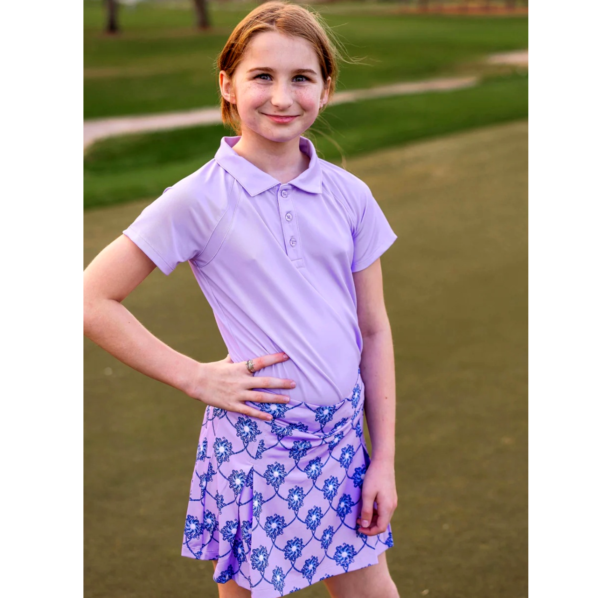 Girls Steffi Layered Hem Skort