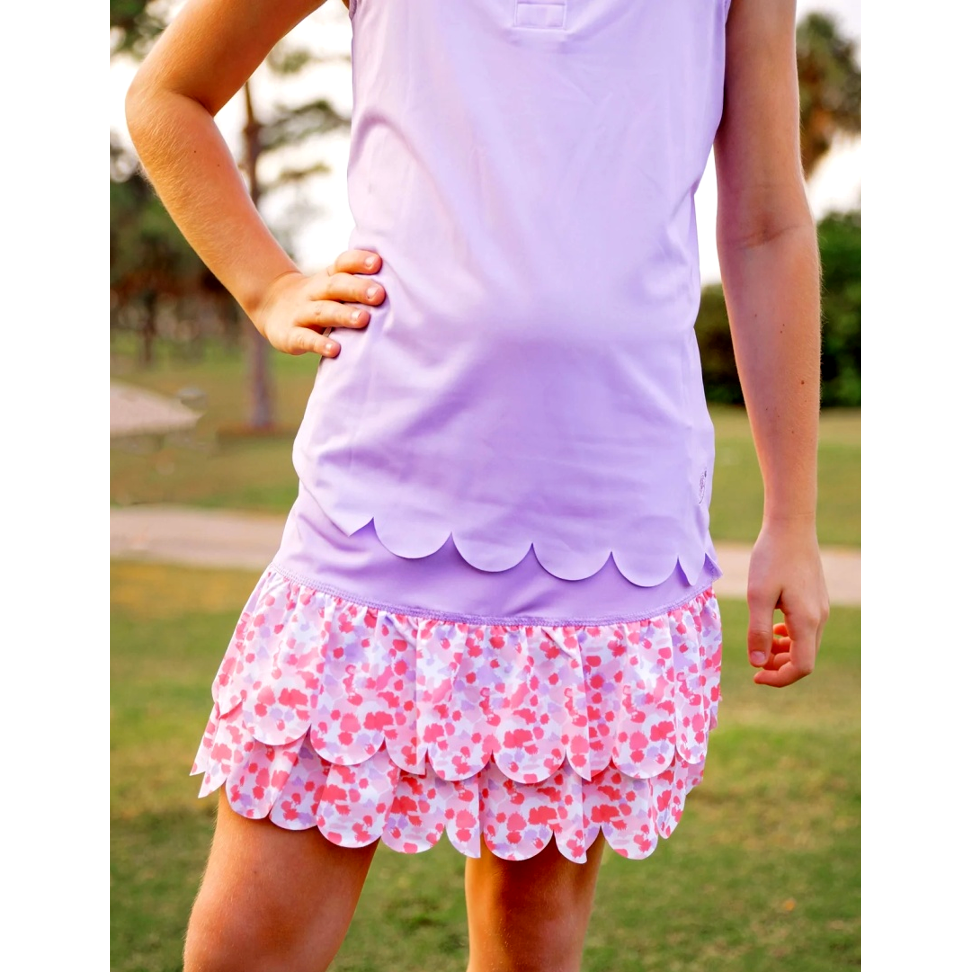 Girls Rylee Sleeveless Polo
