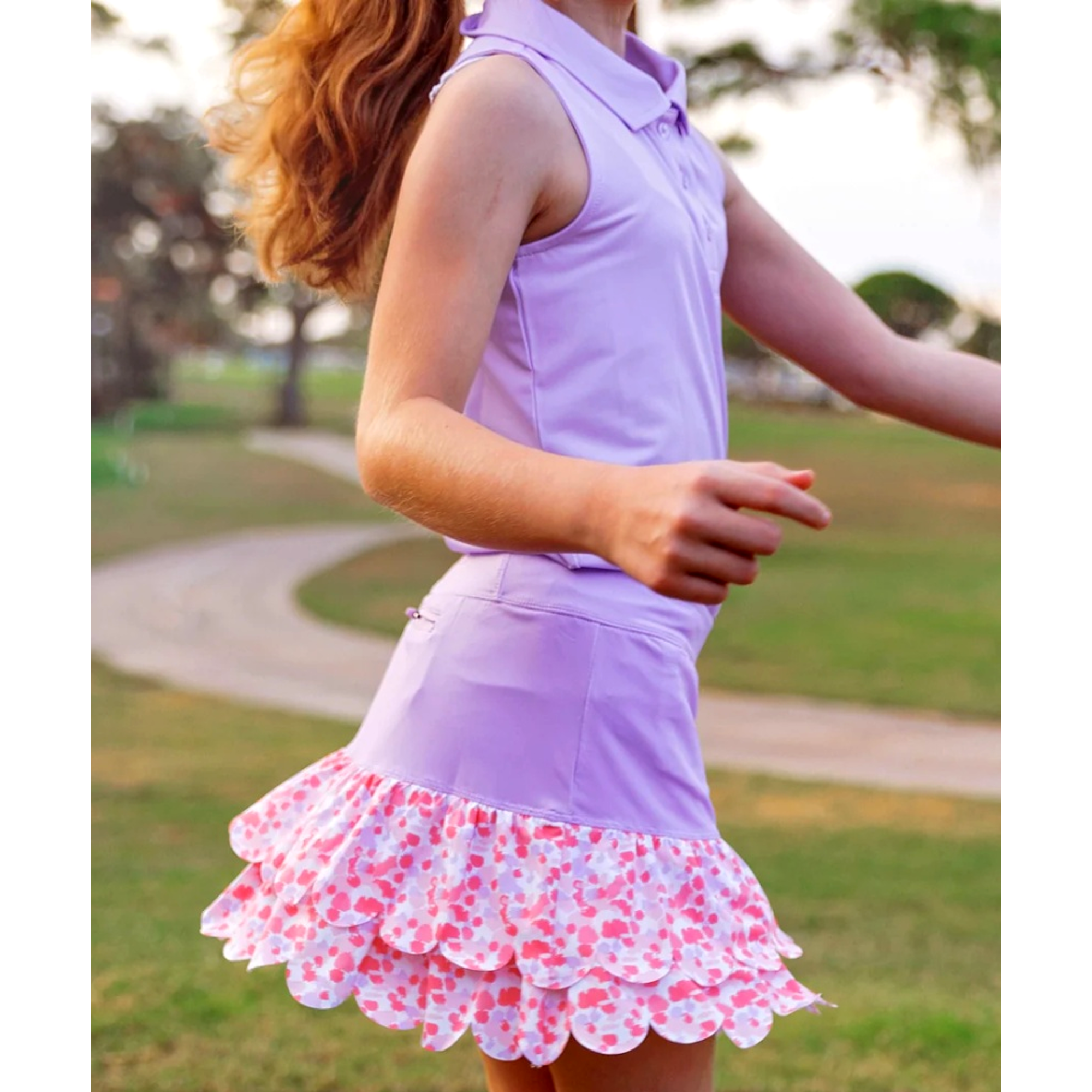 Sophia Layered Hem Skort