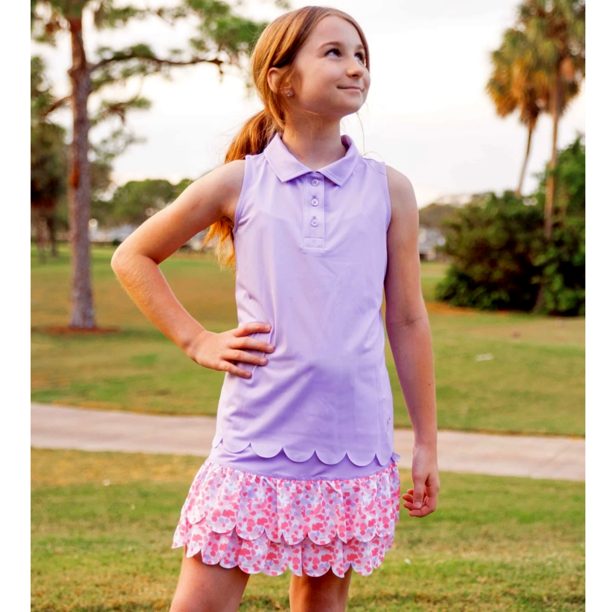 Sophia Layered Hem Skort