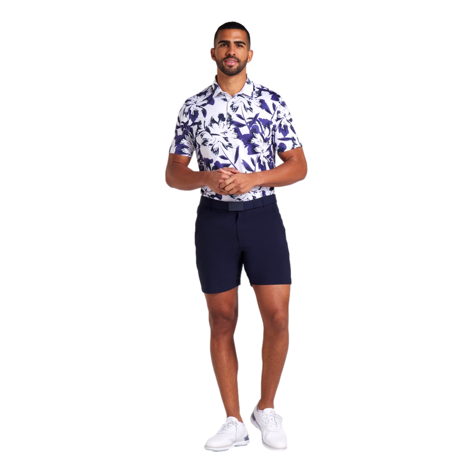 MATTR Broken Flower Polo Shirt