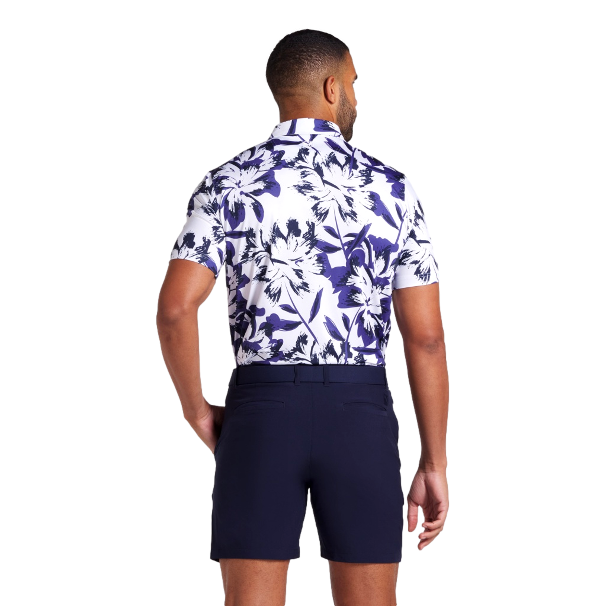 MATTR Broken Flower Polo Shirt
