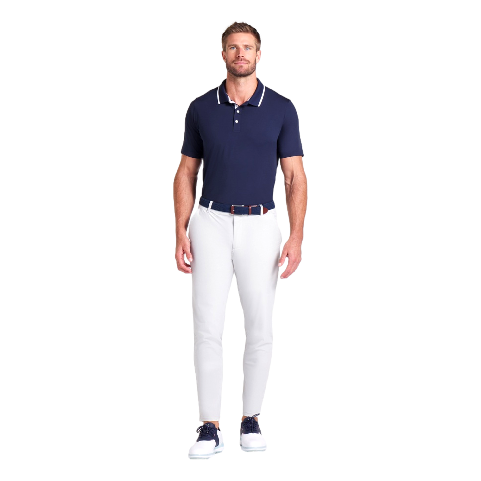 MATTR Elevated Solid Polo Shirt