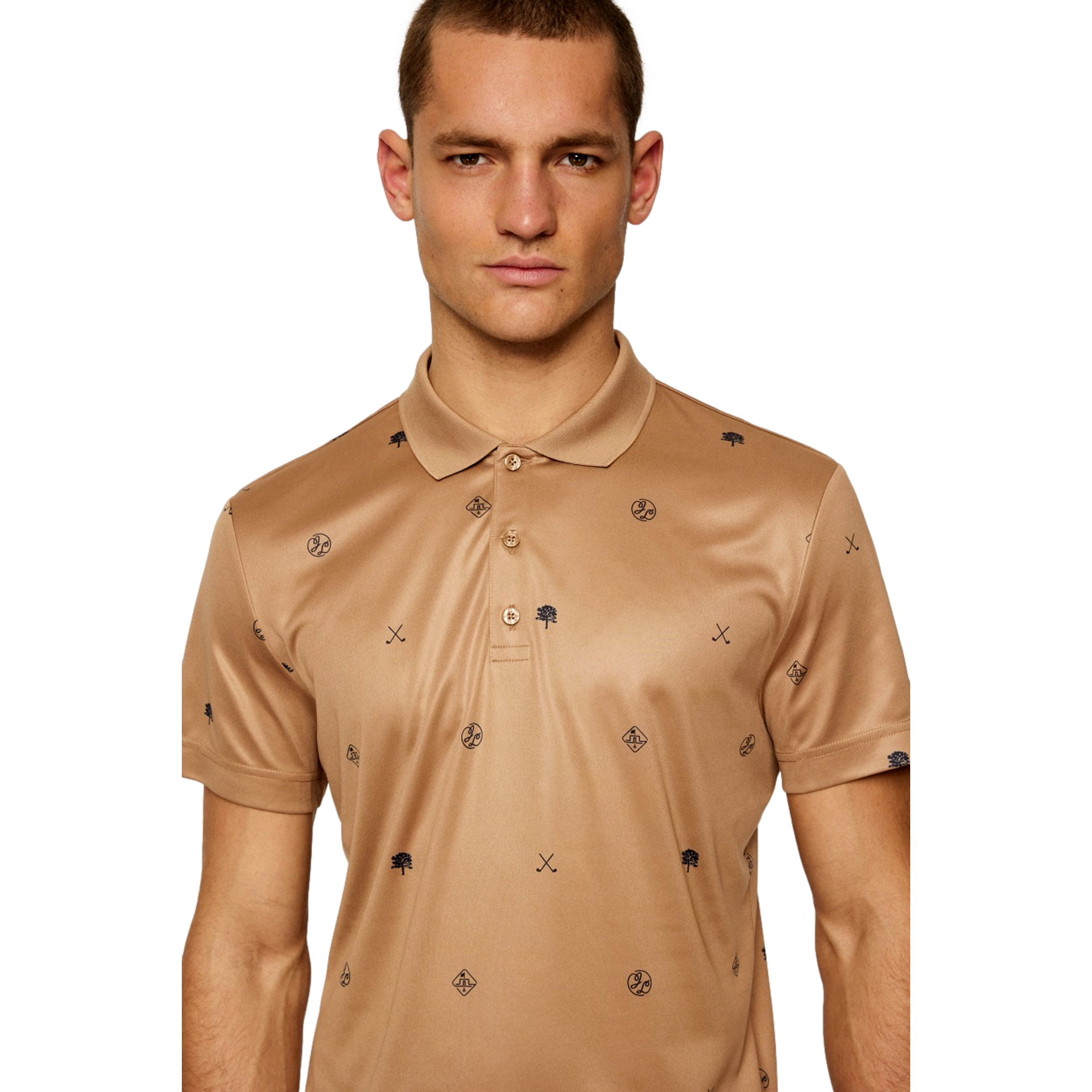 Club House Motif Polo Shirt
