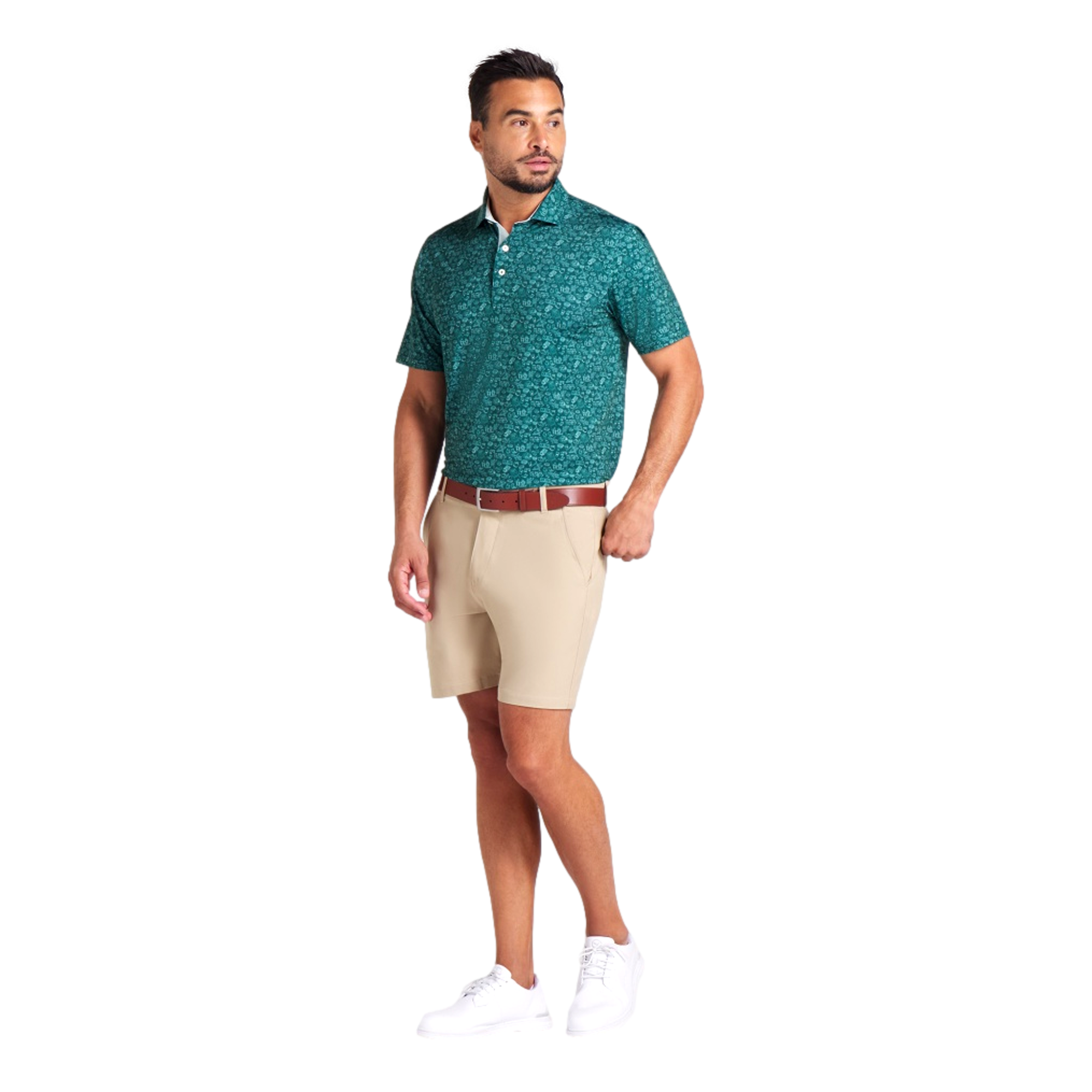 MATTR Peach Stand Polo Shirt