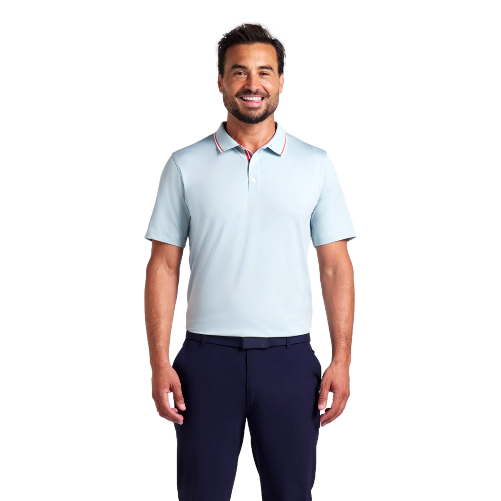 MATTR Elevated Solid Men's Golf Polo