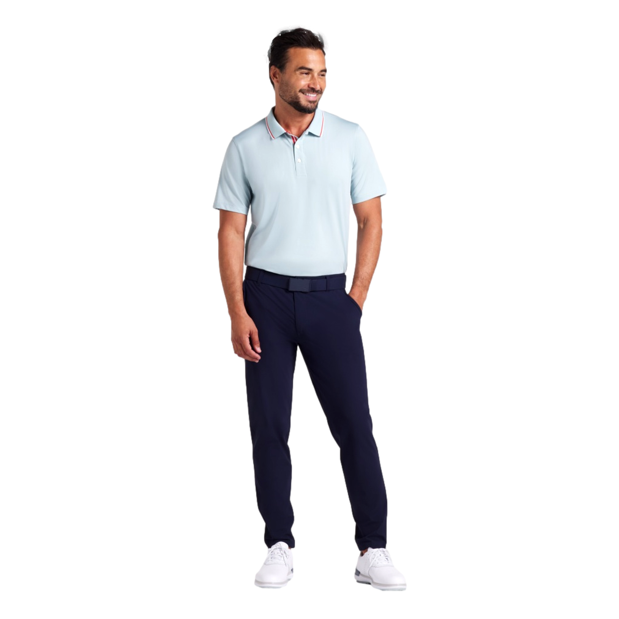 MATTR Elevated Solid Men's Golf Polo