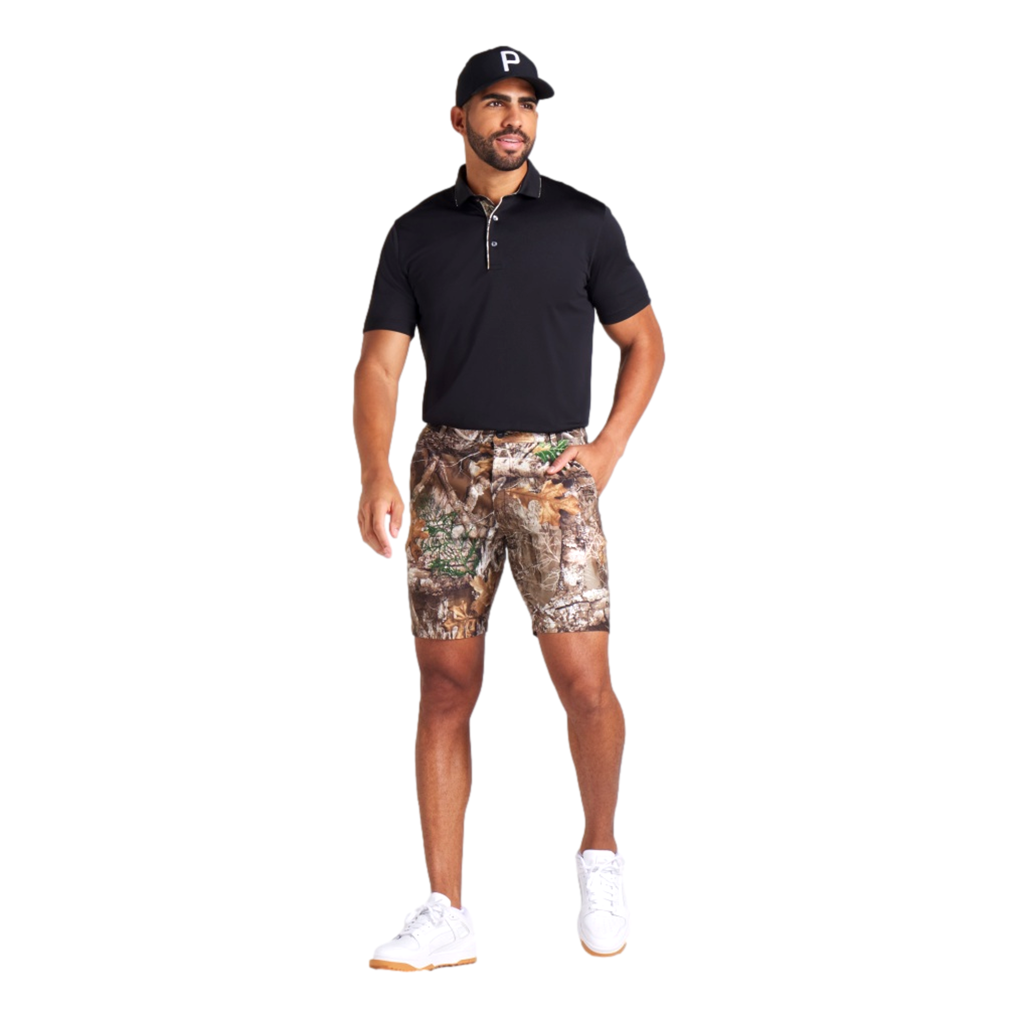 Puma X Realtree Tipped Men's Short Sleeve Golf Polo Shirt