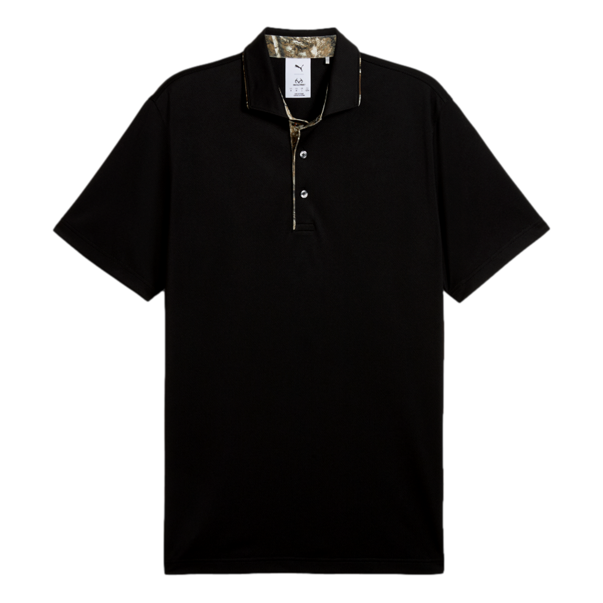 Puma X Realtree Tipped Men's Short Sleeve Golf Polo Shirt