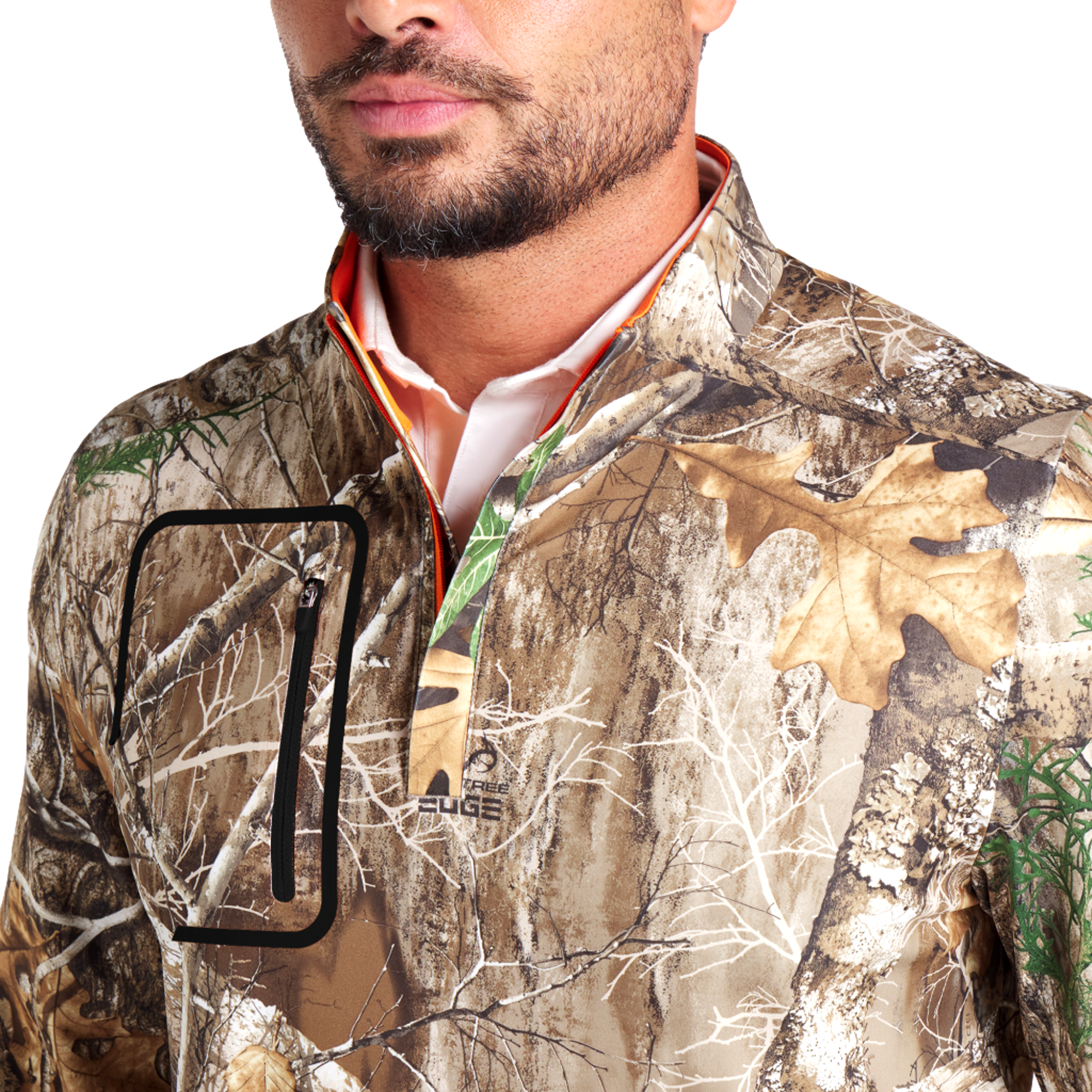 Puma X Realtree Men's Golf Quarter Zip