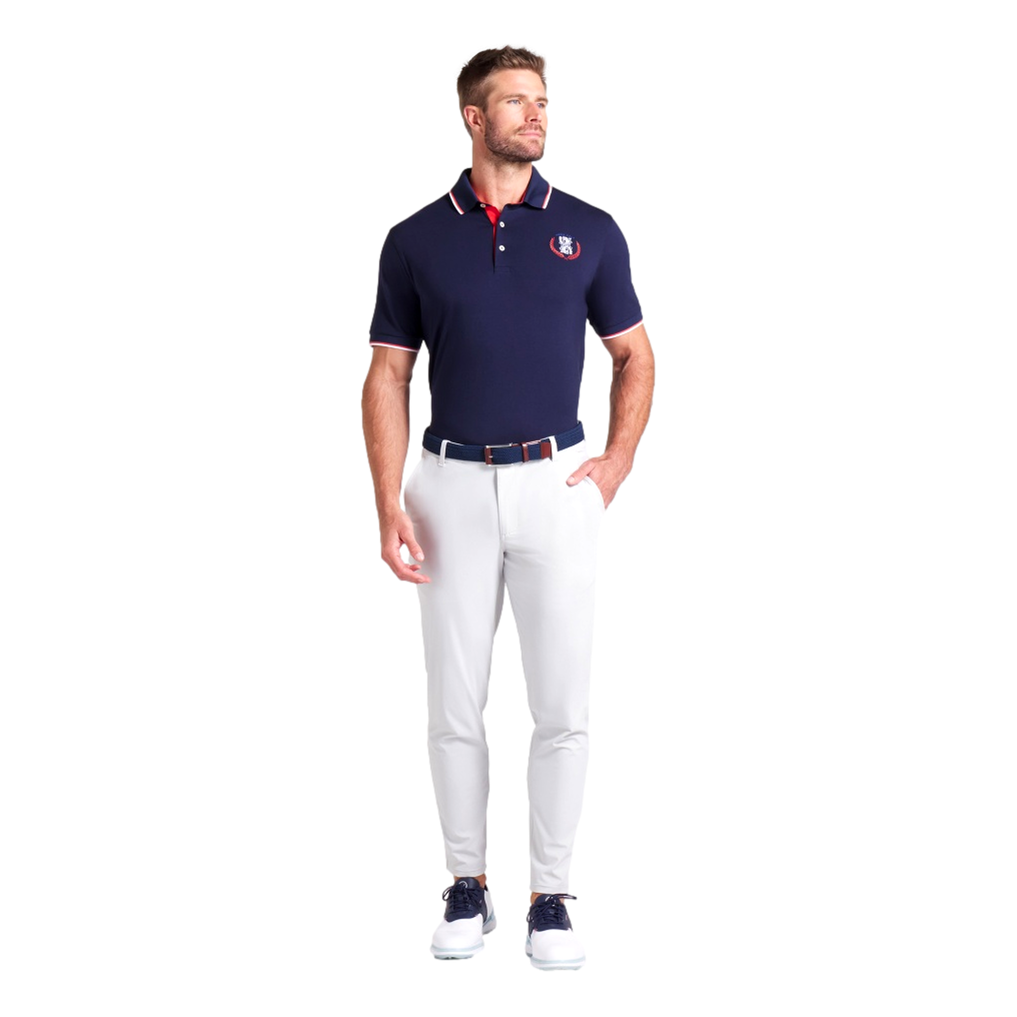 Modalon Queen City Men's Short Sleeve Golf Polo Shirt