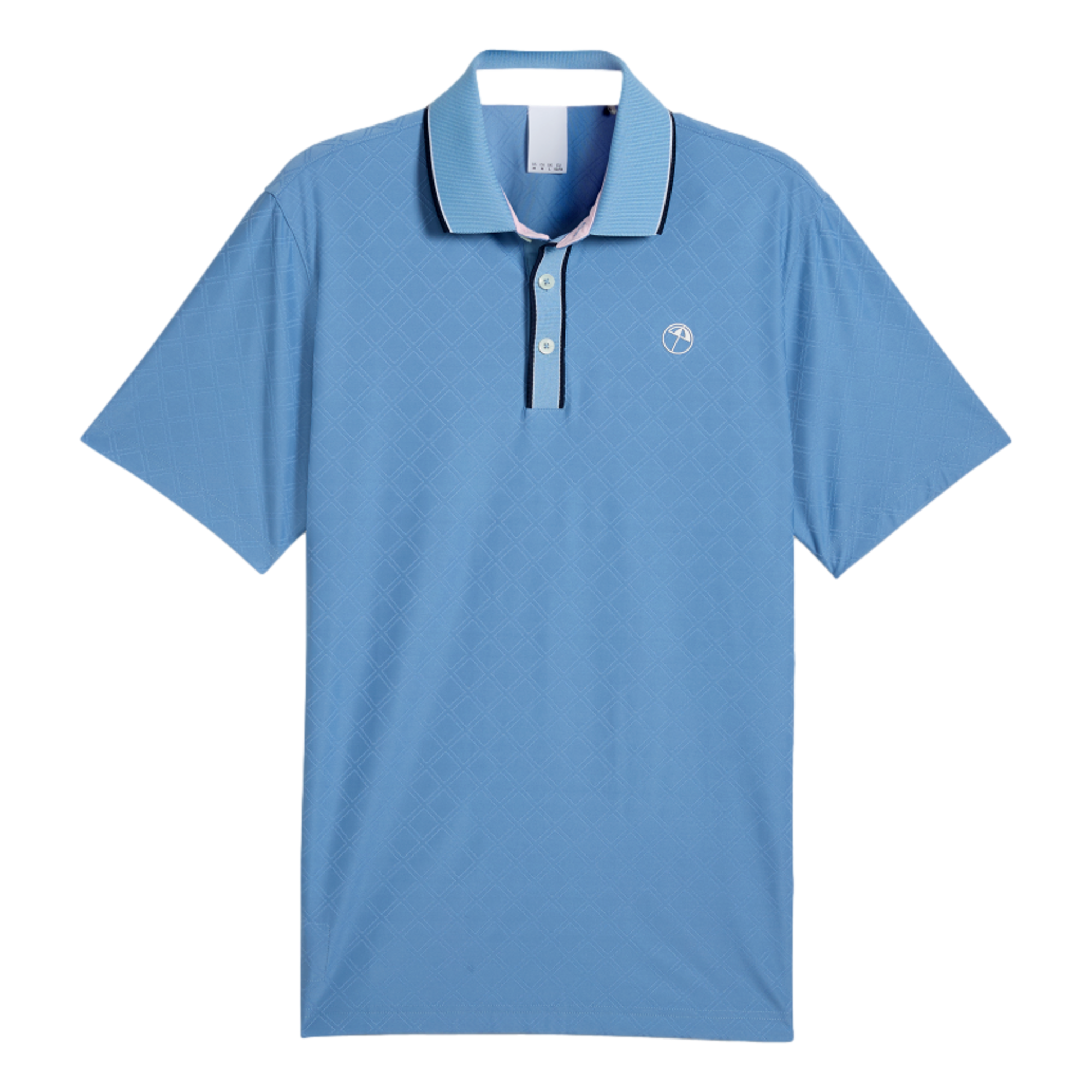 Puma X AP Tipped Jacquard Short Sleeve Golf  Polo Shirt
