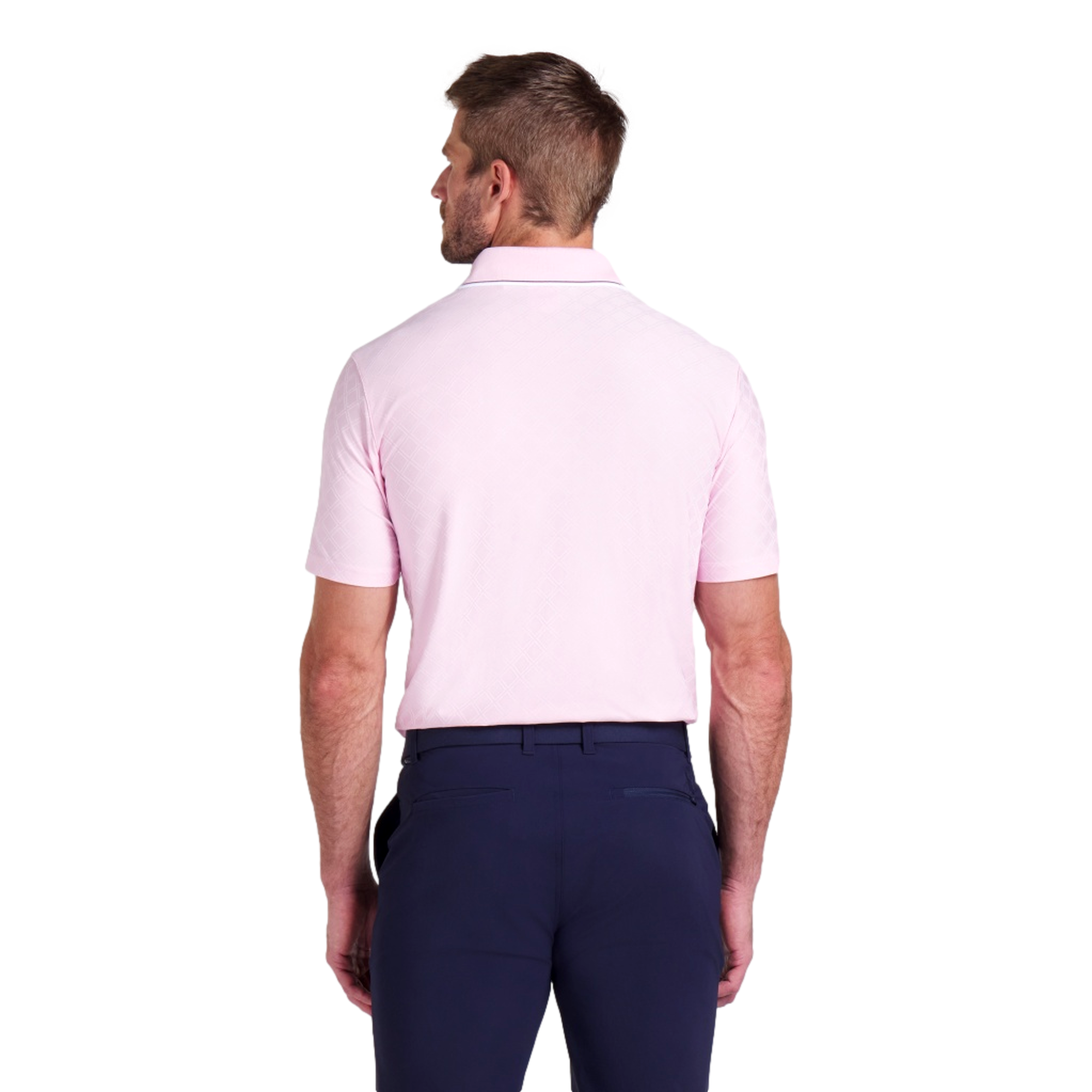 Puma X AP Tipped Jacquard Short Sleeve Golf  Polo Shirt