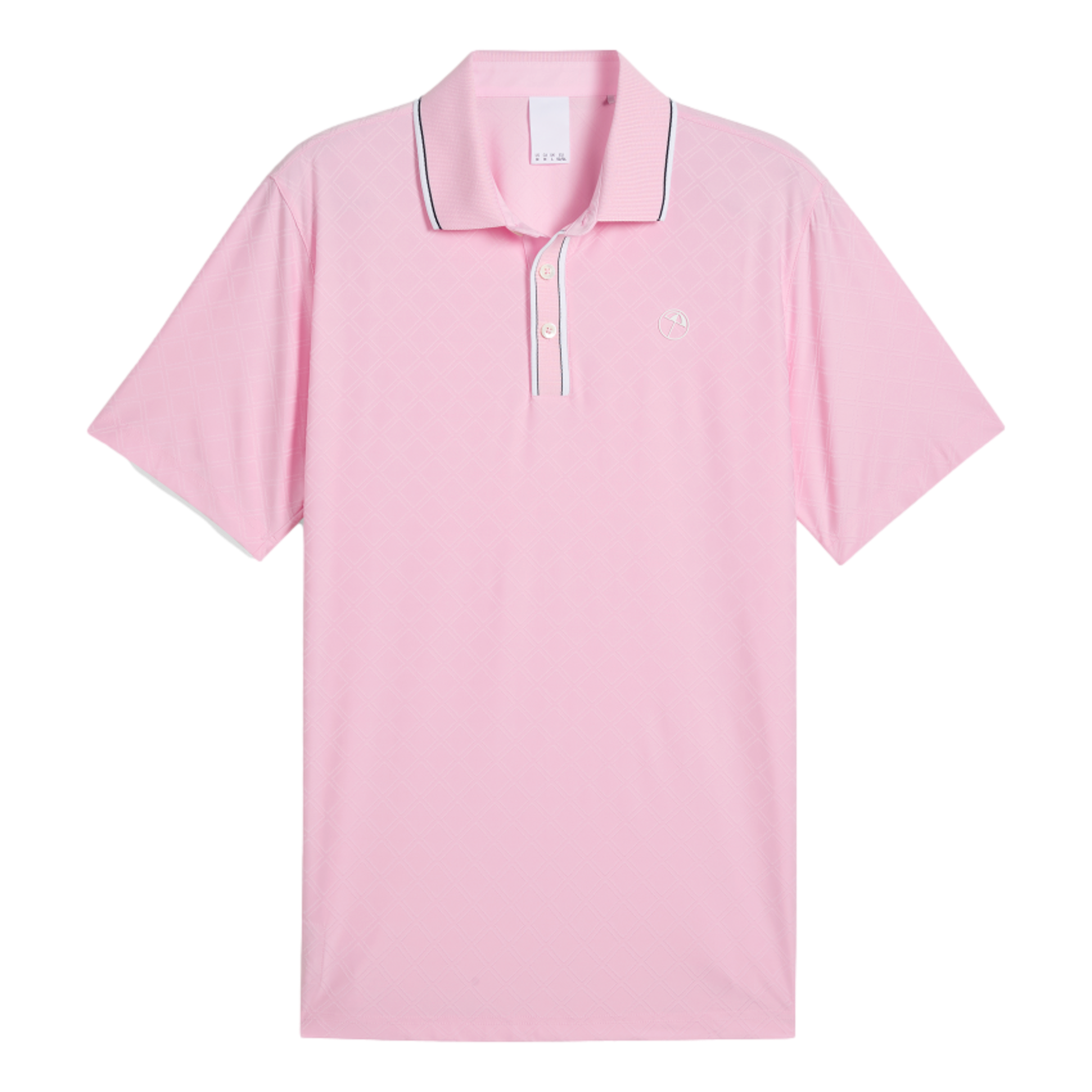 Puma X AP Tipped Jacquard Short Sleeve Golf  Polo Shirt
