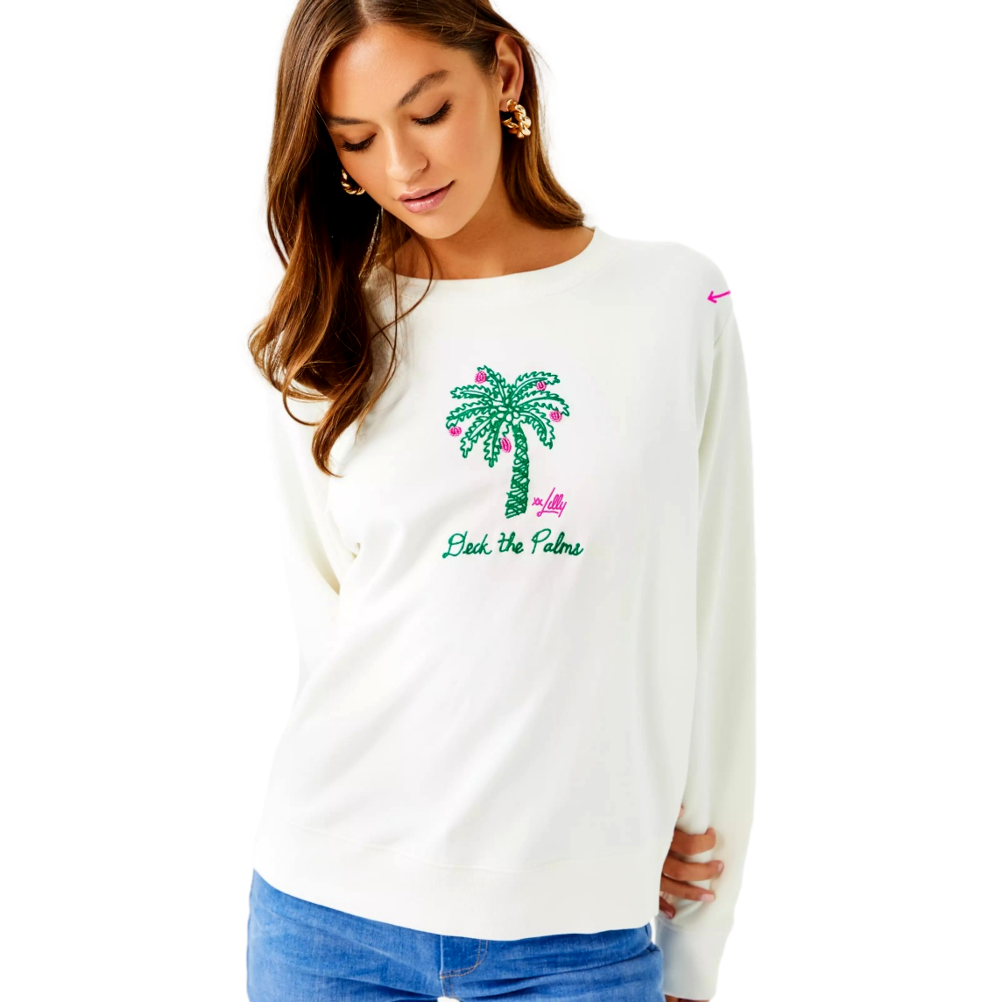 Women's Ballad Deck The Palms Sweatshirt