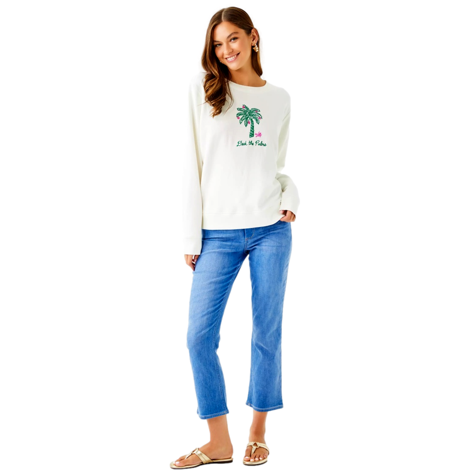 Women's Ballad Deck The Palms Sweatshirt