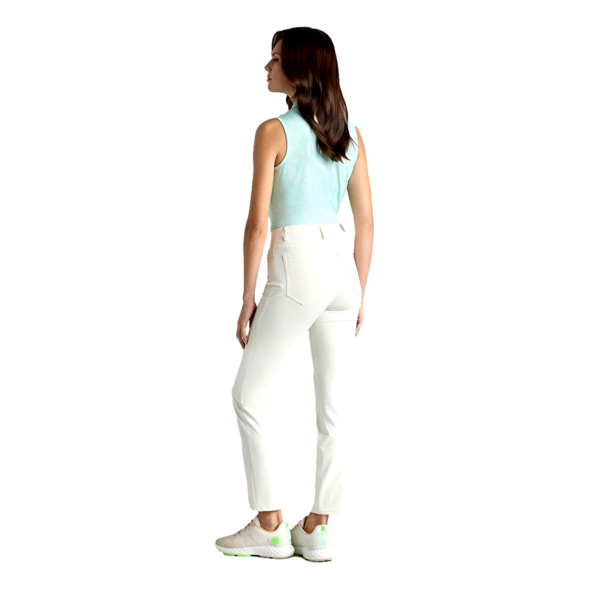 Hydrangea Tech Jersey Sleeveless Golf Polo Shirt