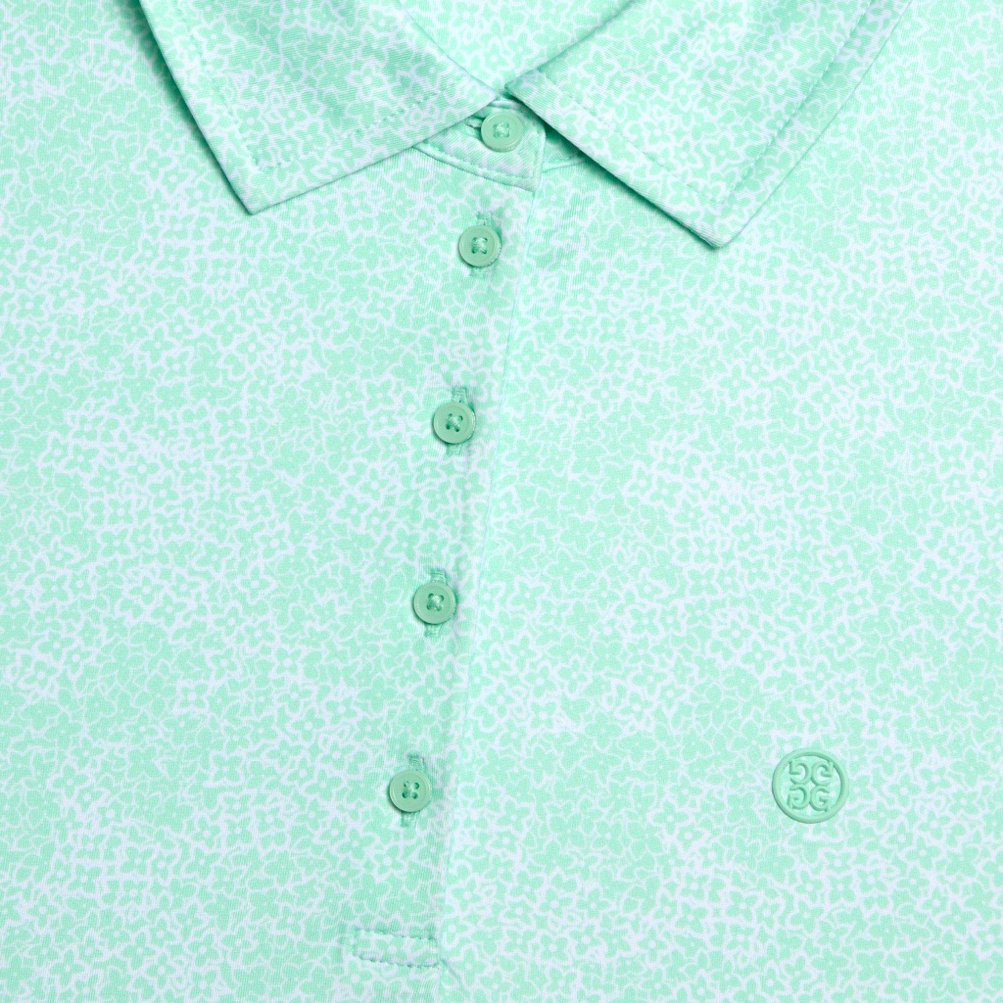 Hydrangea Tech Jersey Sleeveless Golf Polo Shirt