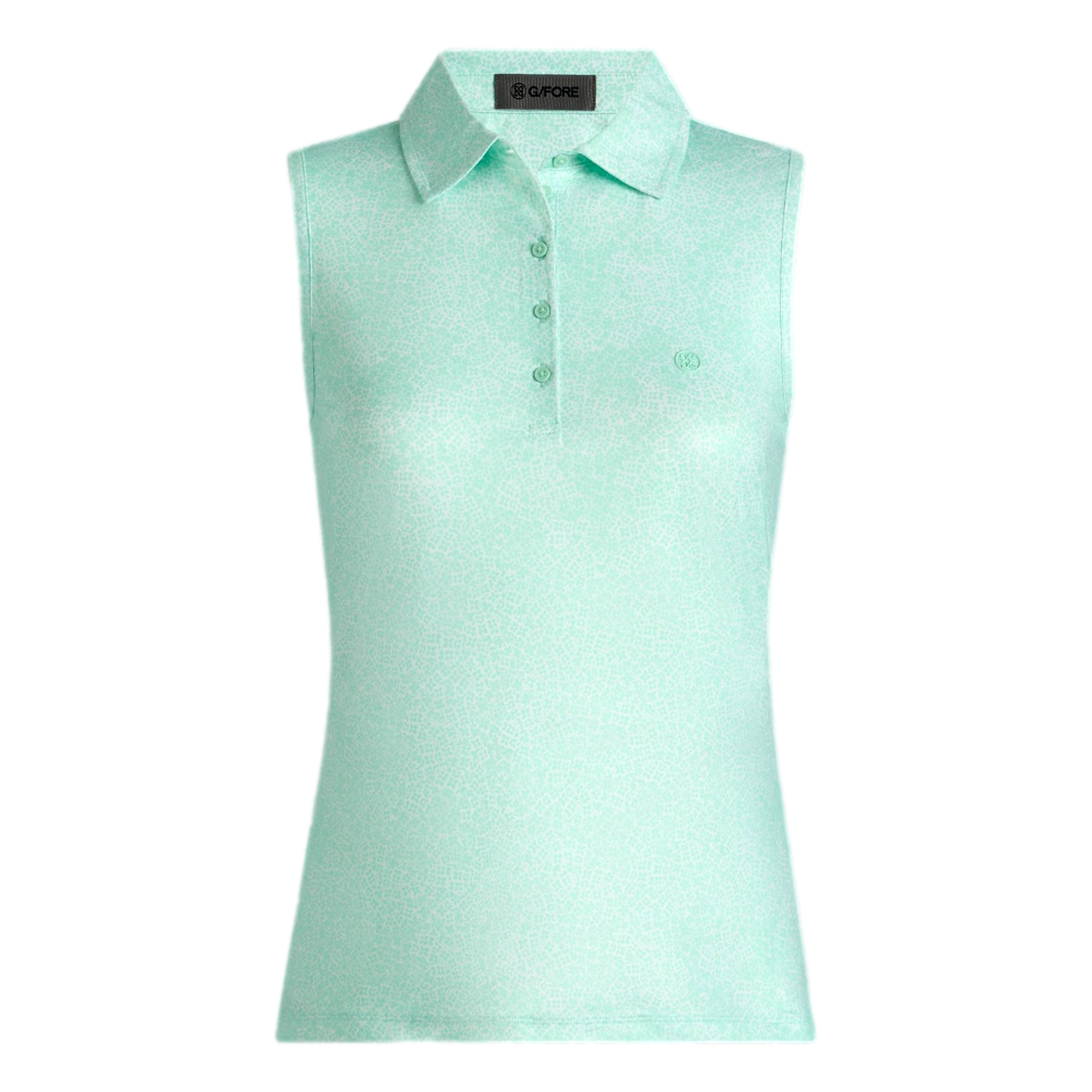 Hydrangea Tech Jersey Sleeveless Golf Polo Shirt
