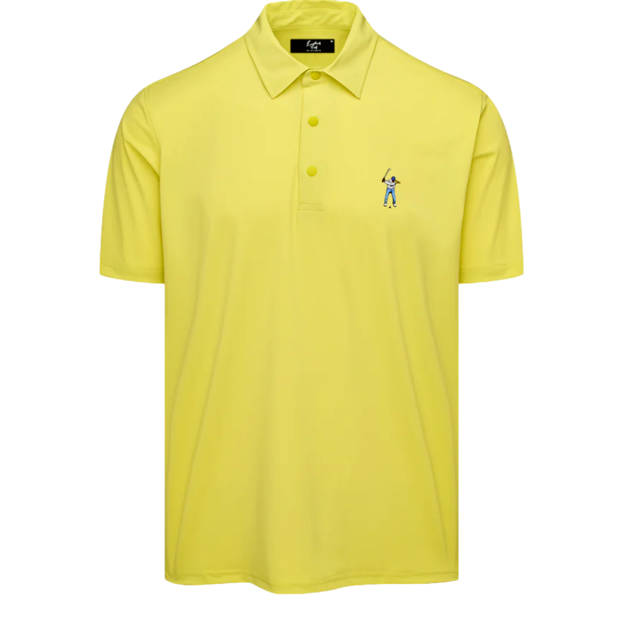 Snap Placket Short Sleeve Polo Shirt
