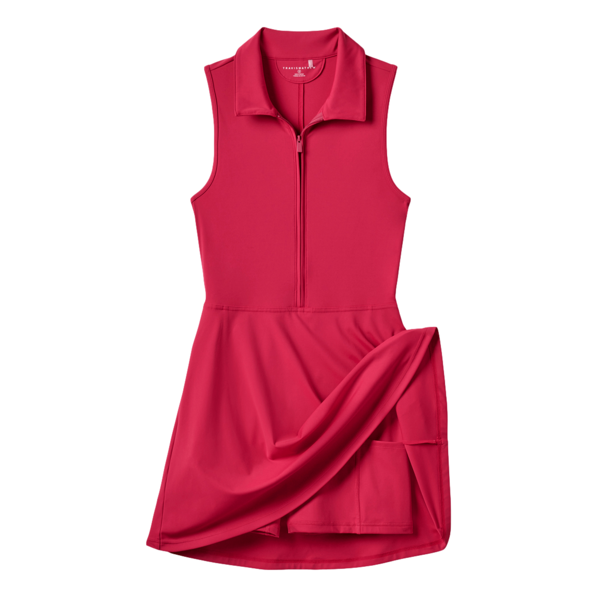 Moveknit Sleeveless Polo 2.0 Zip Dress