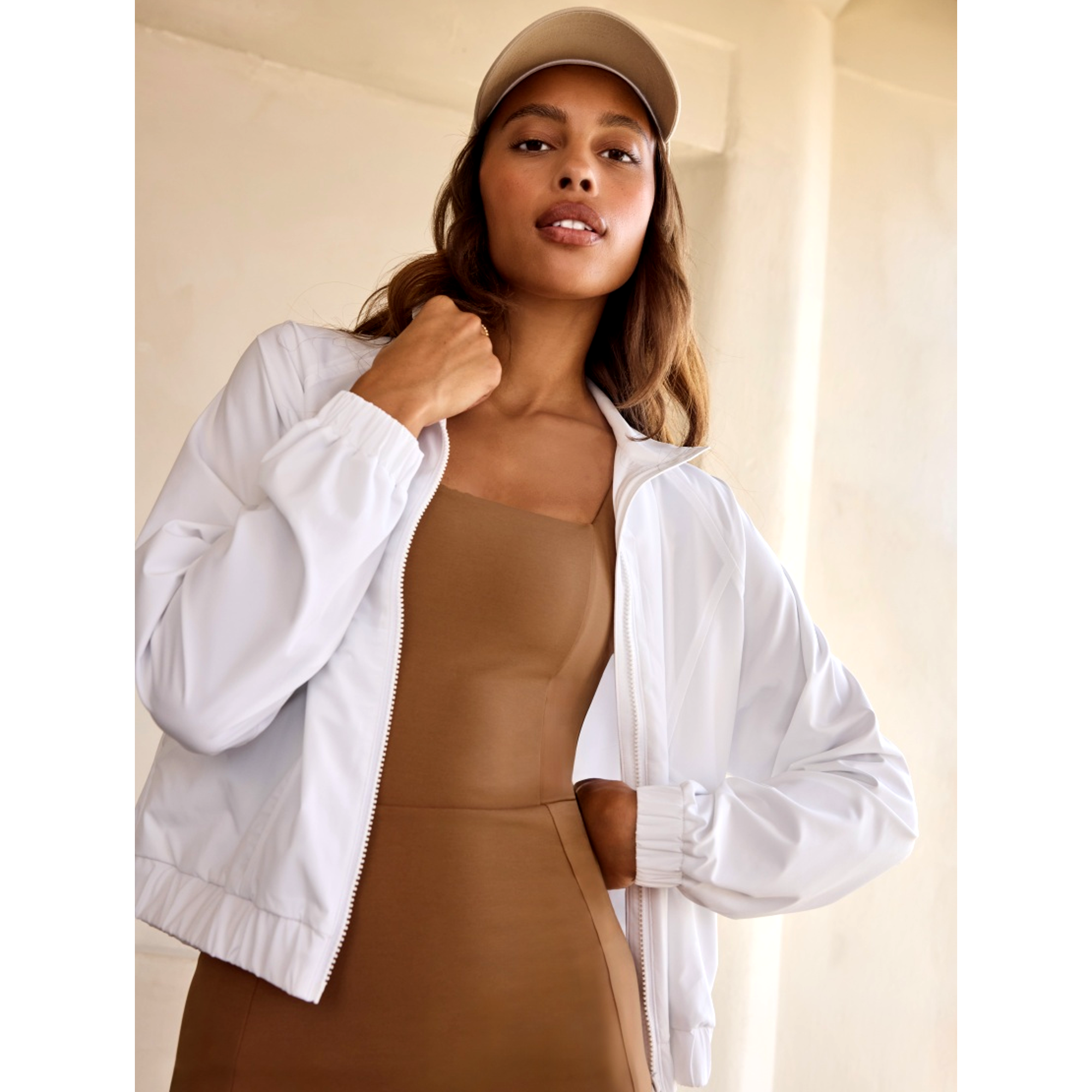 Women's Travel Day Tech Woven Full Zip Jacket